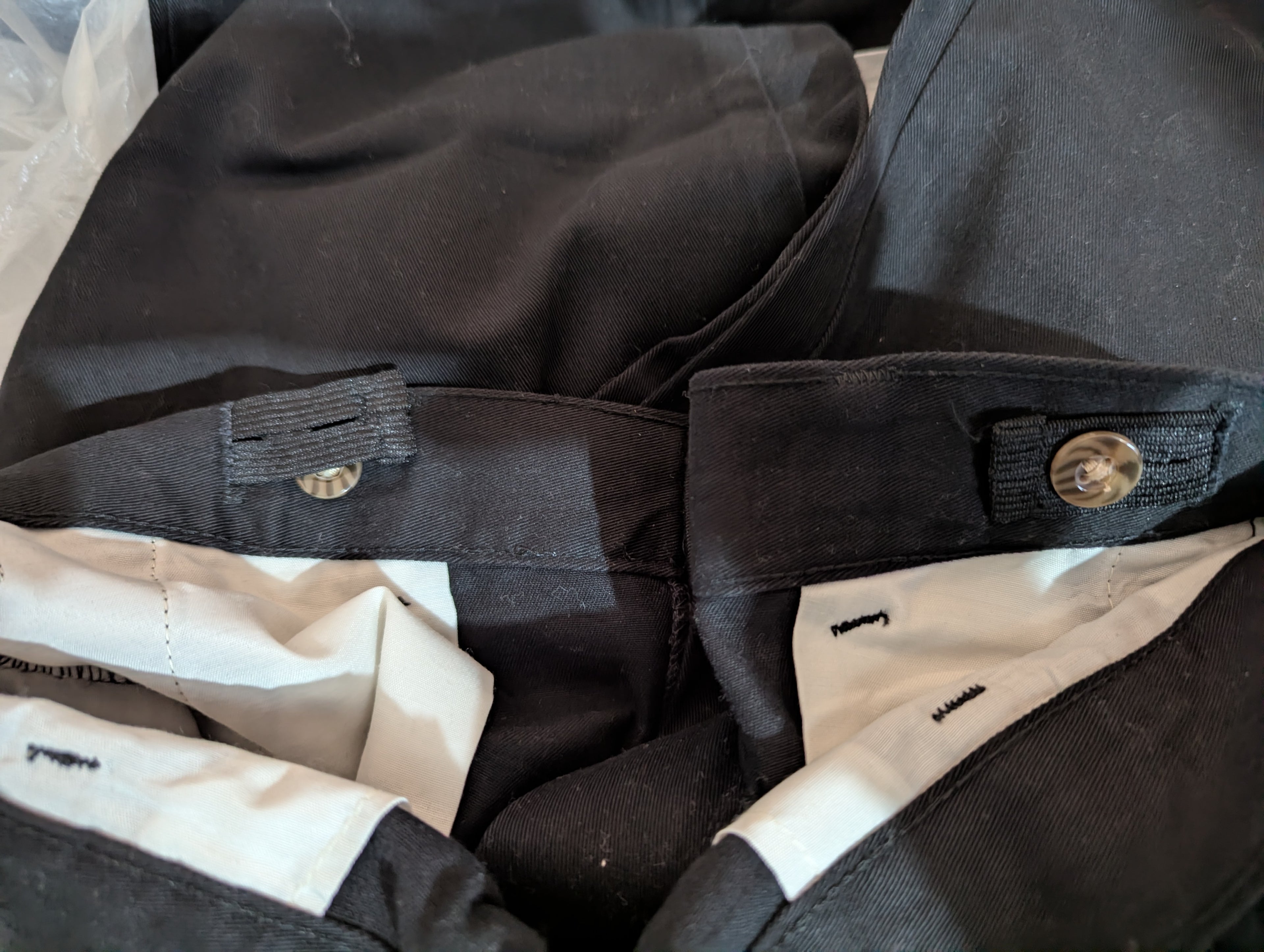 George Boys Black Classic "Husky" Fit Pants - Size Estimated Age 10-12 Years AB2