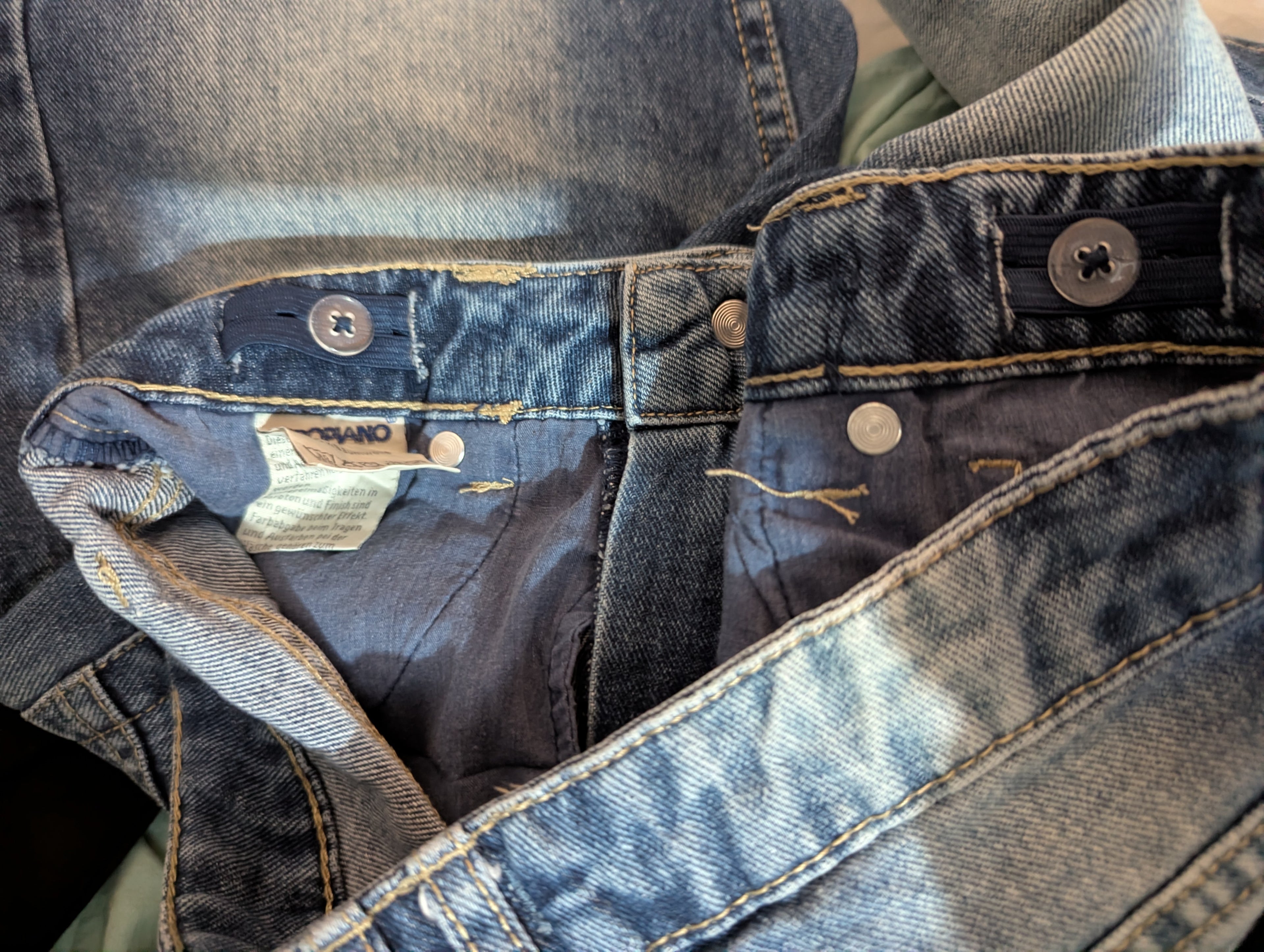 Best 74 Denim Boys Classic Blue Denim Shorts - Size Estimated Age 12 Years AB2