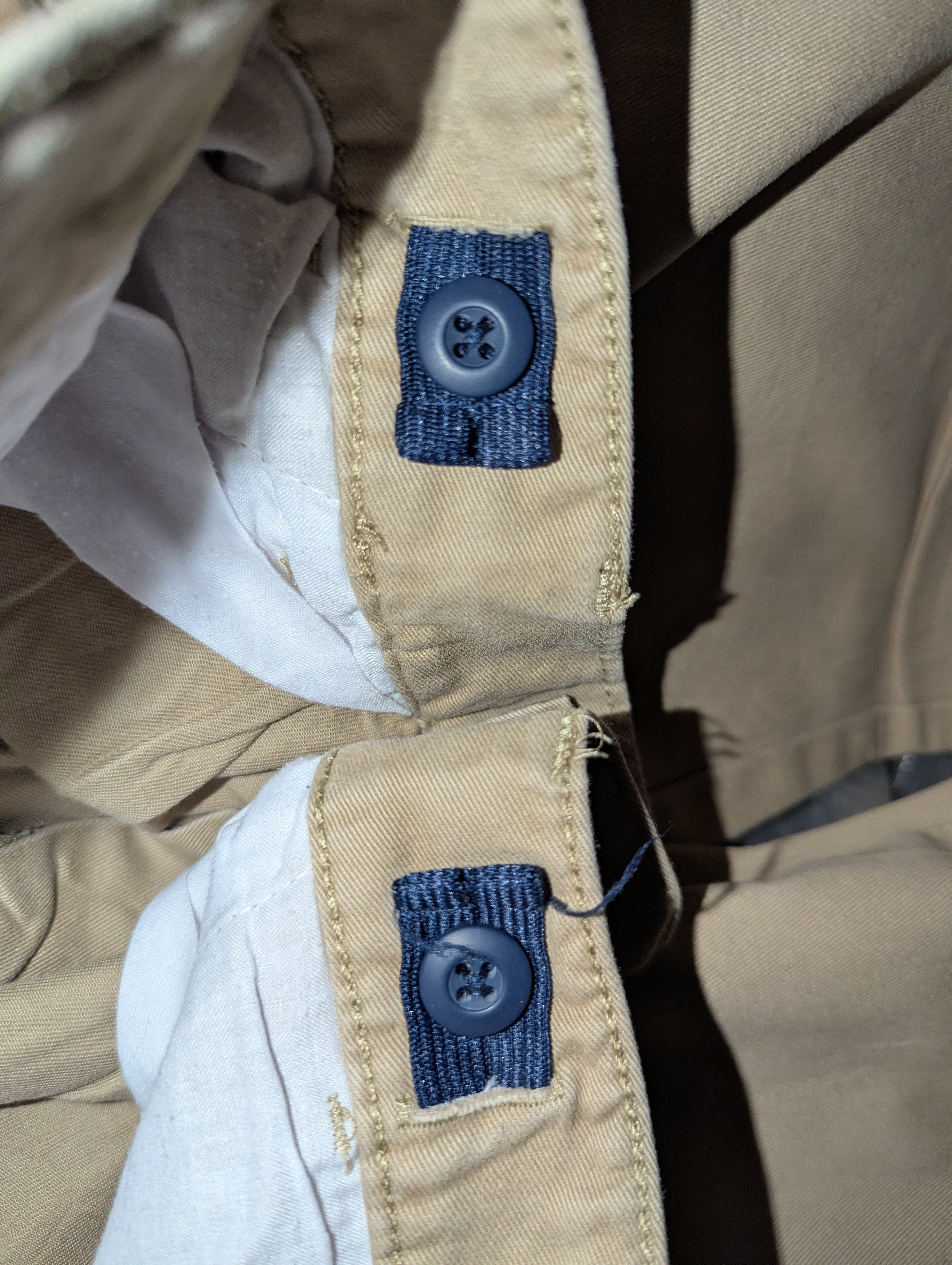 The Children's Place Boys Khaki Casual Pants - Size 12 Estimated Age 12 Years AB2