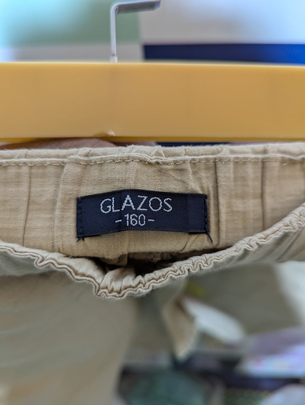 Glazos Boys Beige Casual Shorts - Size 160 (Estimated Age 13-14 Years) AB2