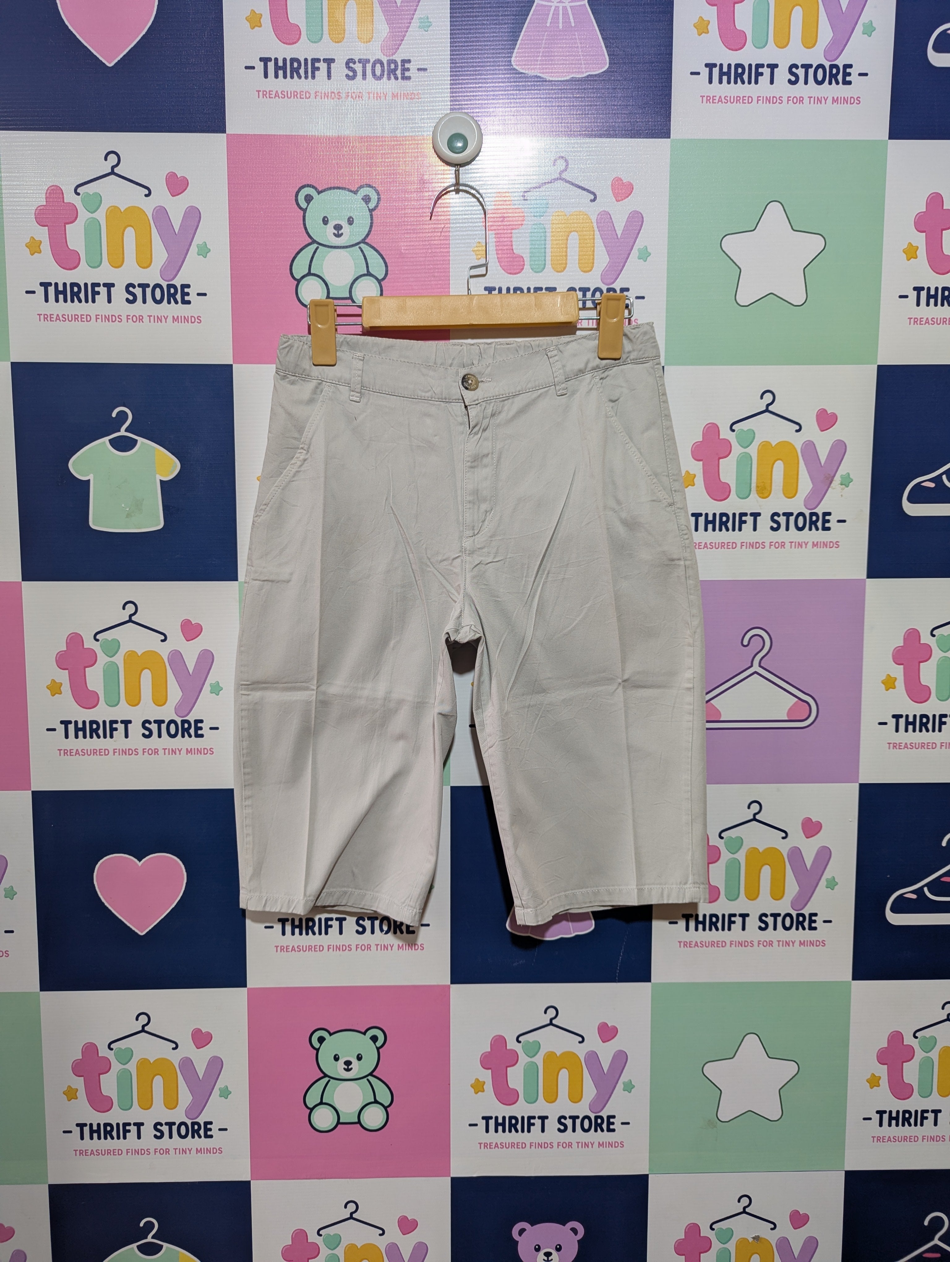 LC Waikiki Boys Beige Classic Chino Shorts - Size 152-158 cm Estimated Age 12-13 Years AB2