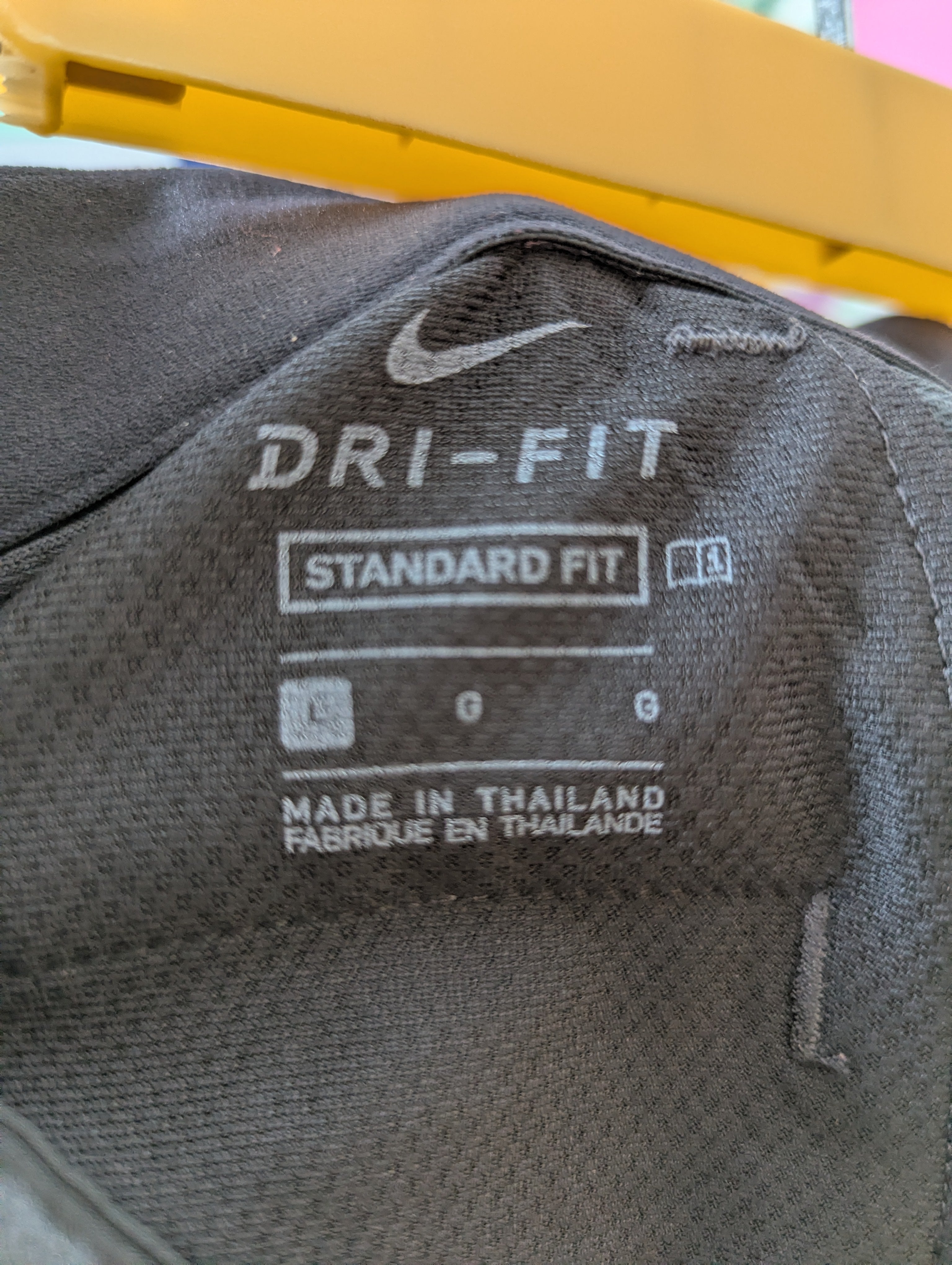Nike Boys Black "Dri-FIT" Athletic Performance Shorts - Size Large Estimated Age 12-13 Years AB2