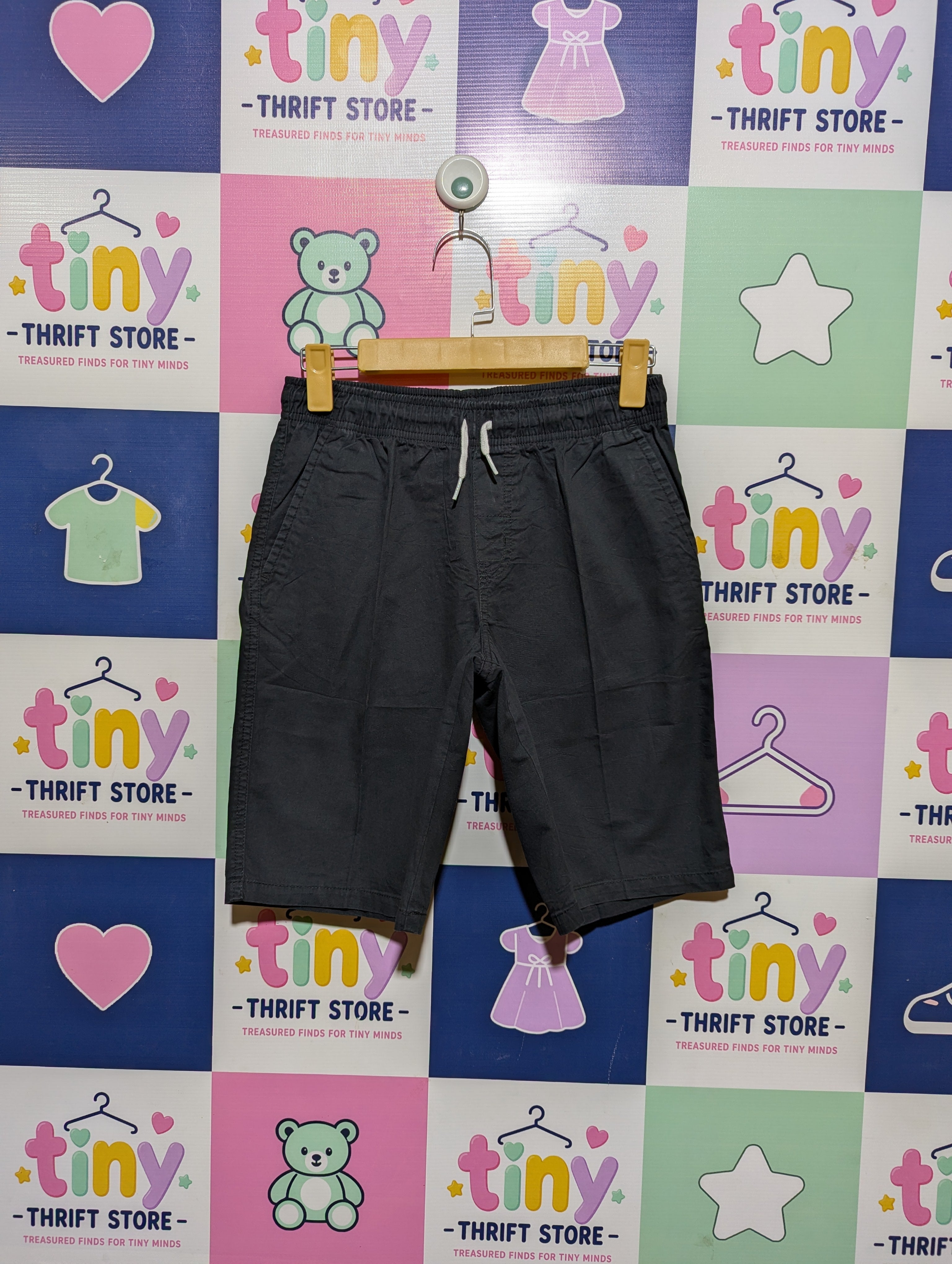 Cat & Jack Boys Charcoal Grey Versatile Casual Shorts - Size Large (12/14) Estimated Age 12-14 Years AB2