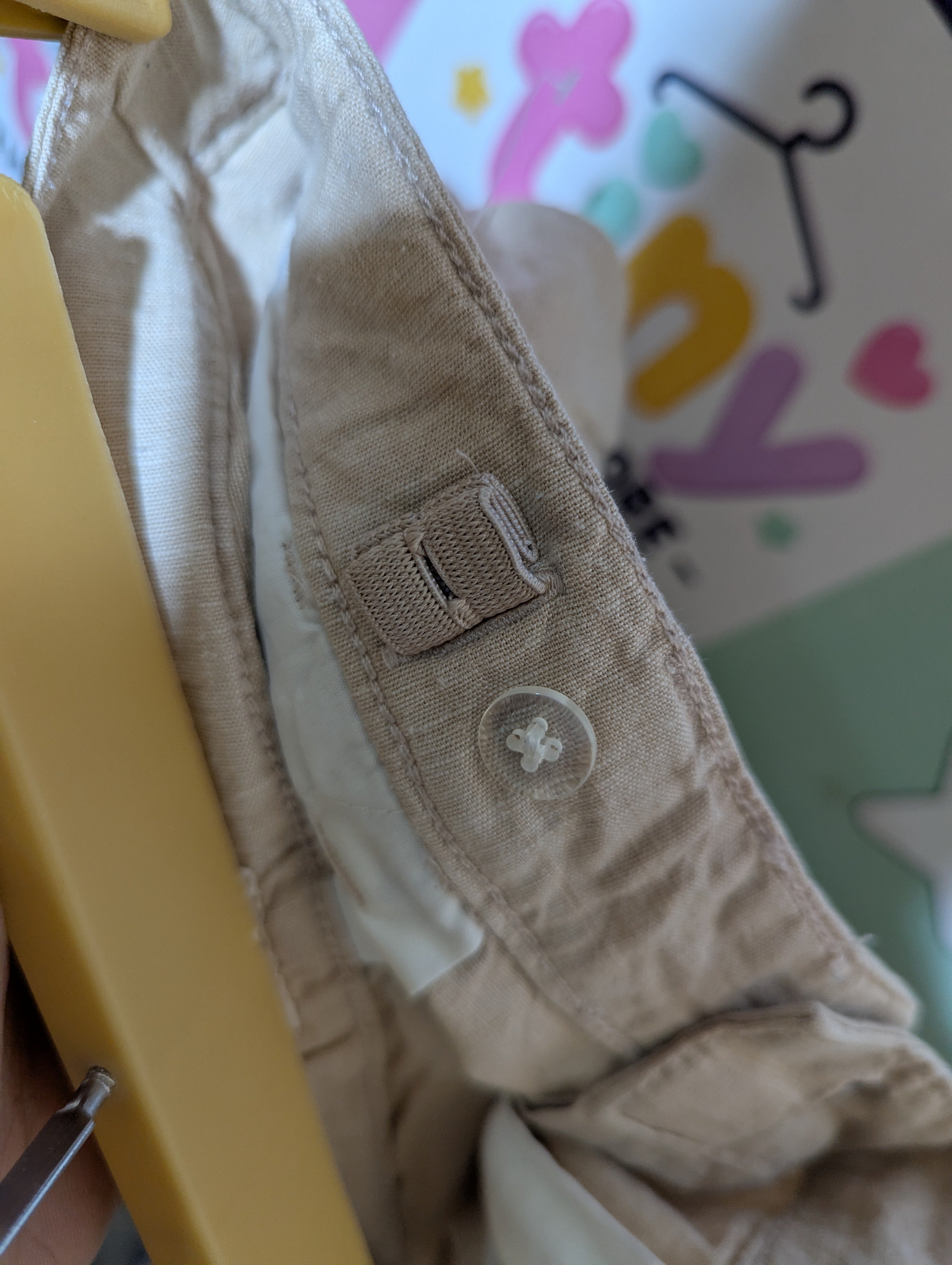 Cat & Jack Boys Beige Classic Chino Shorts - Size 14 Estimated Age 14 Years AB2