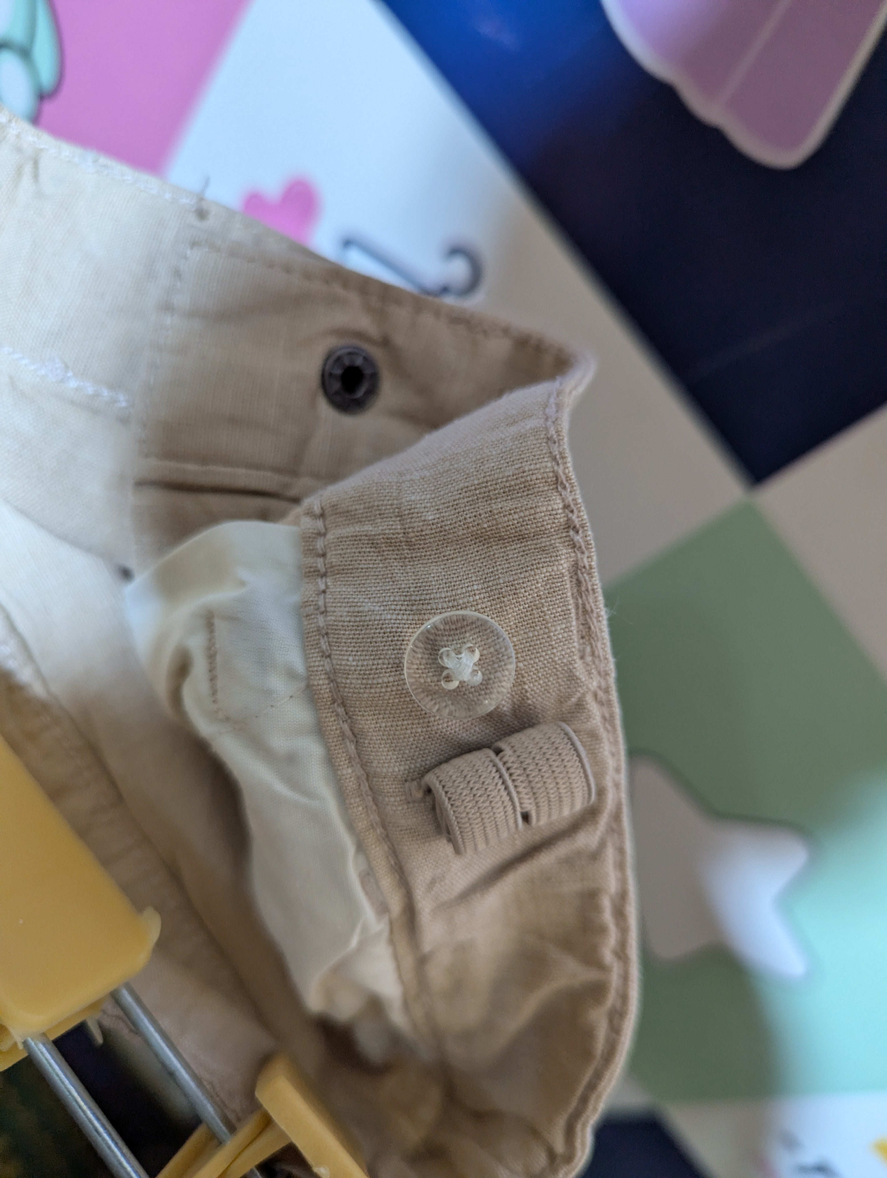 Cat & Jack Boys Beige Classic Chino Shorts - Size 14 Estimated Age 14 Years AB2