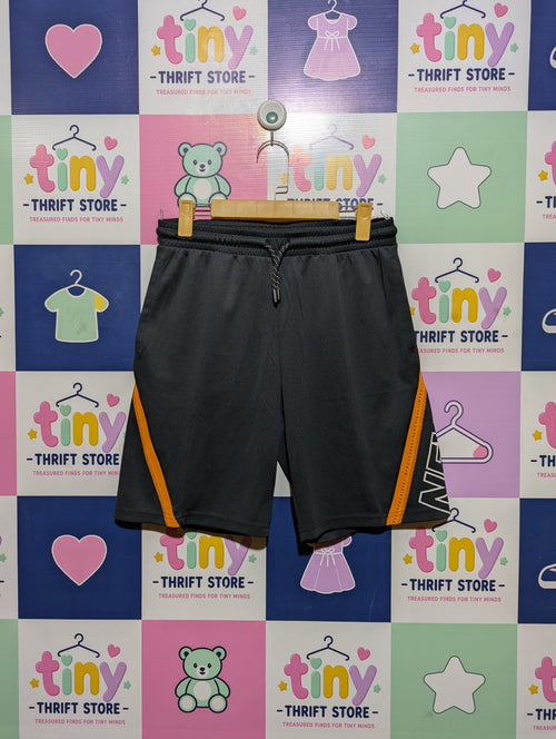 C&A Active Boys Dark Grey "New Limits" Sports Shorts - Size 164 cm Estimated Age 14 Years AB2