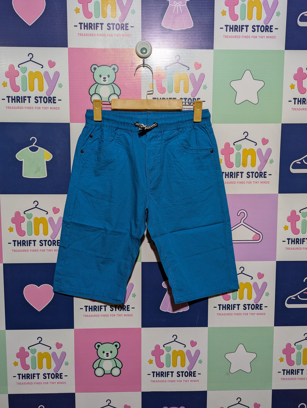 Chapter Young Boys Vibrant Blue Casual Shorts - Size 158/164 cm Estimated Age 12-14 Years AB2