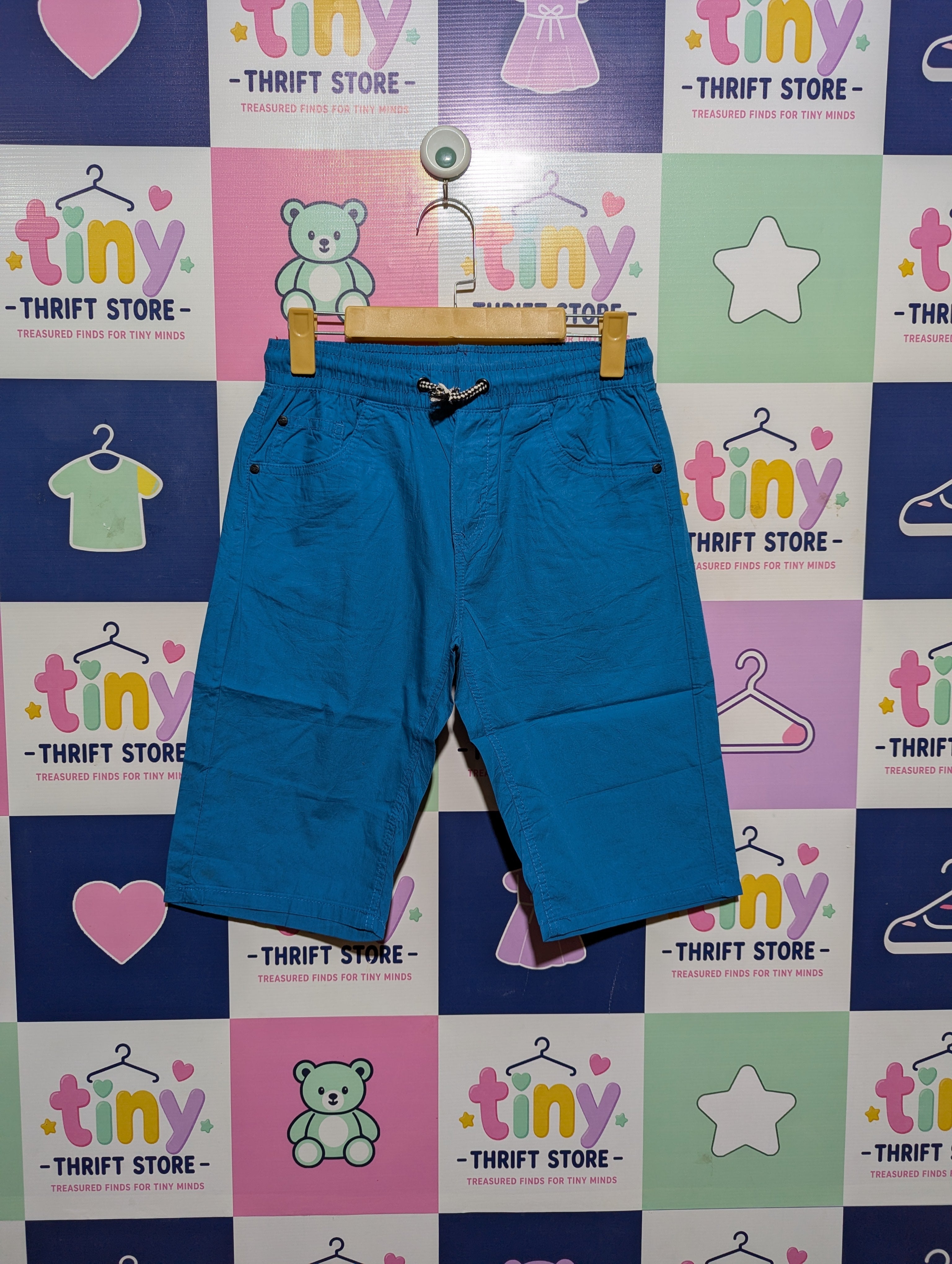Chapter Young Boys Vibrant Blue Casual Shorts - Size 158/164 cm Estimated Age 12-14 Years AB2