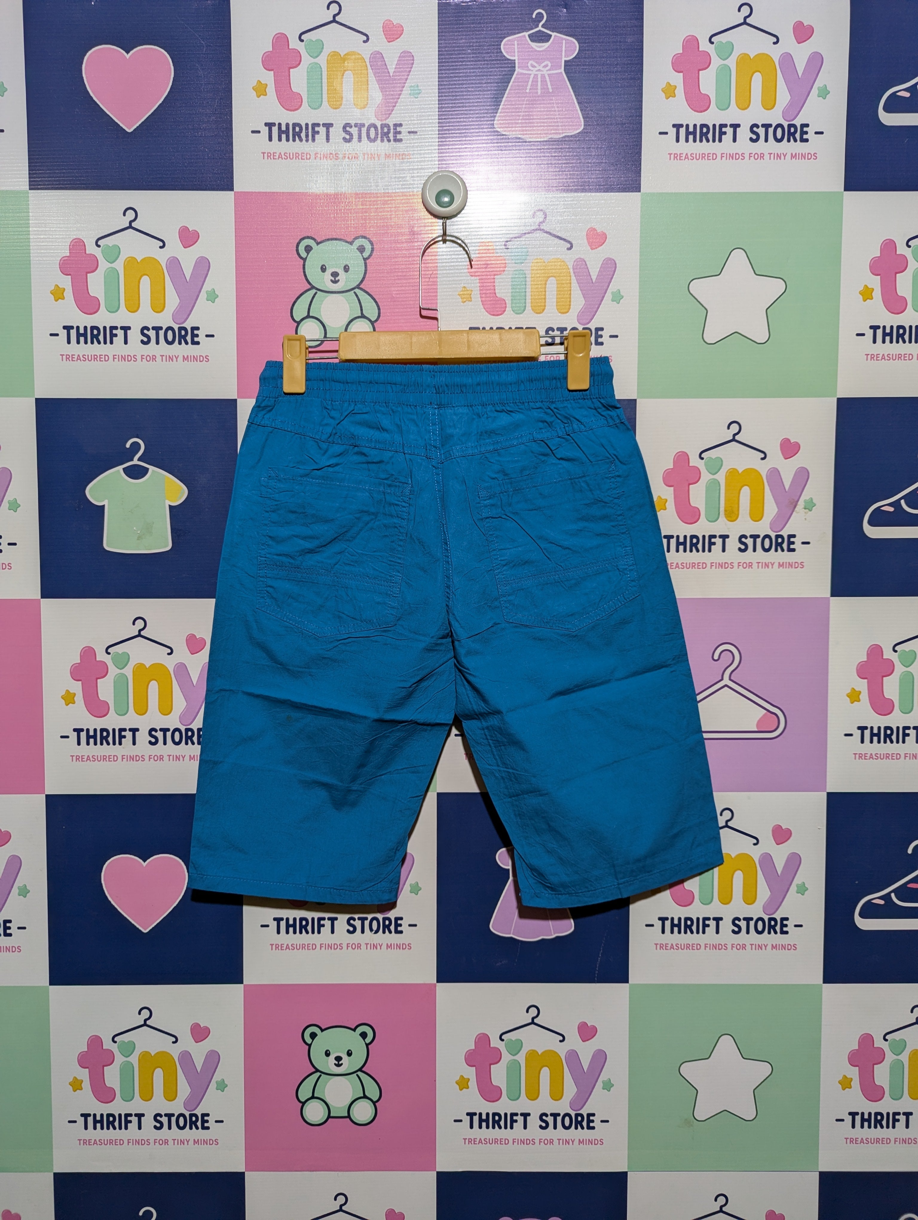 Chapter Young Boys Vibrant Blue Casual Shorts - Size 158/164 cm Estimated Age 12-14 Years AB2