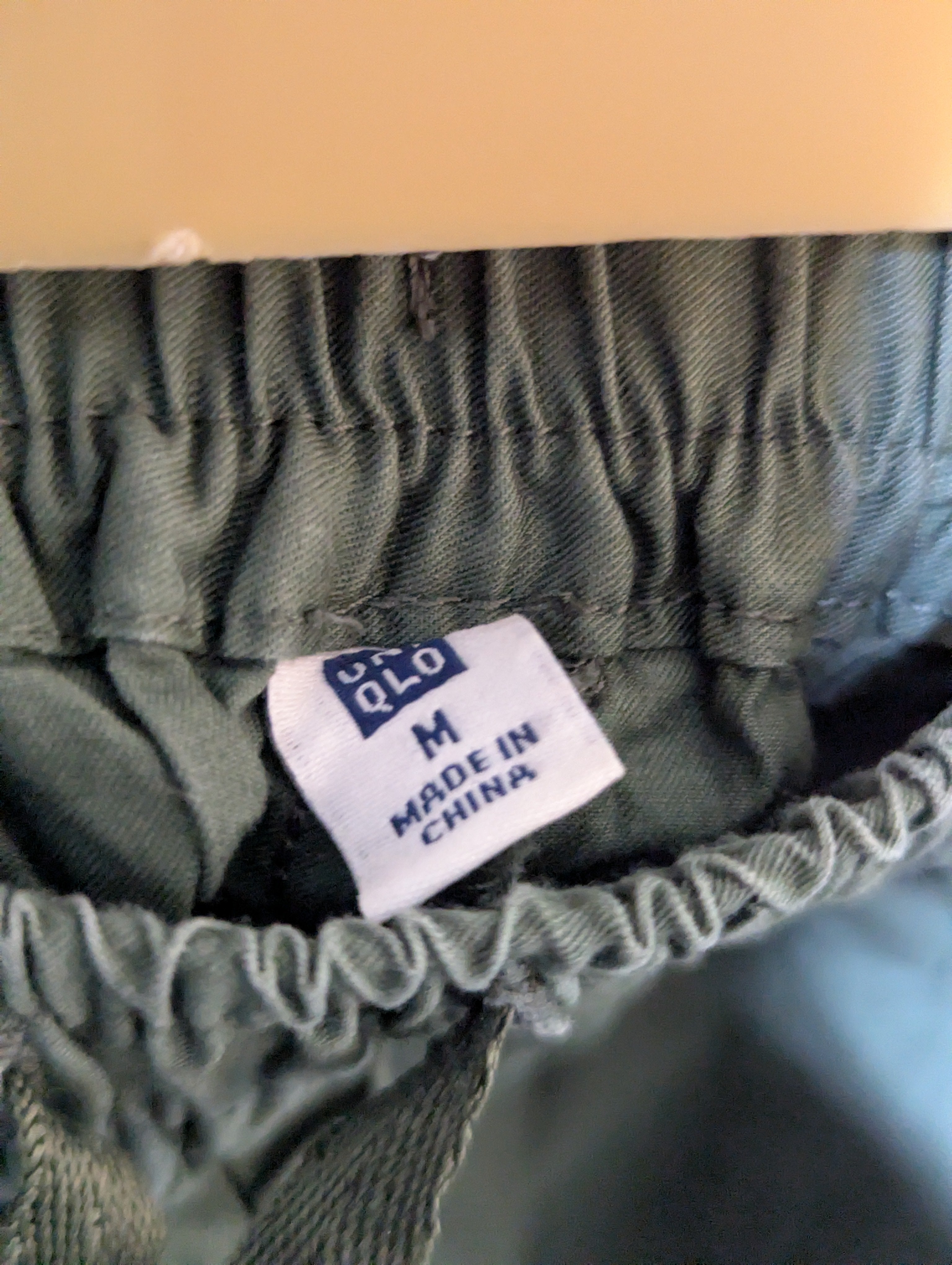 Uniqlo Girls Olive Green Casual Elastic Waist Shorts - Size Medium (Estimated Age 7-8 Years) AB2