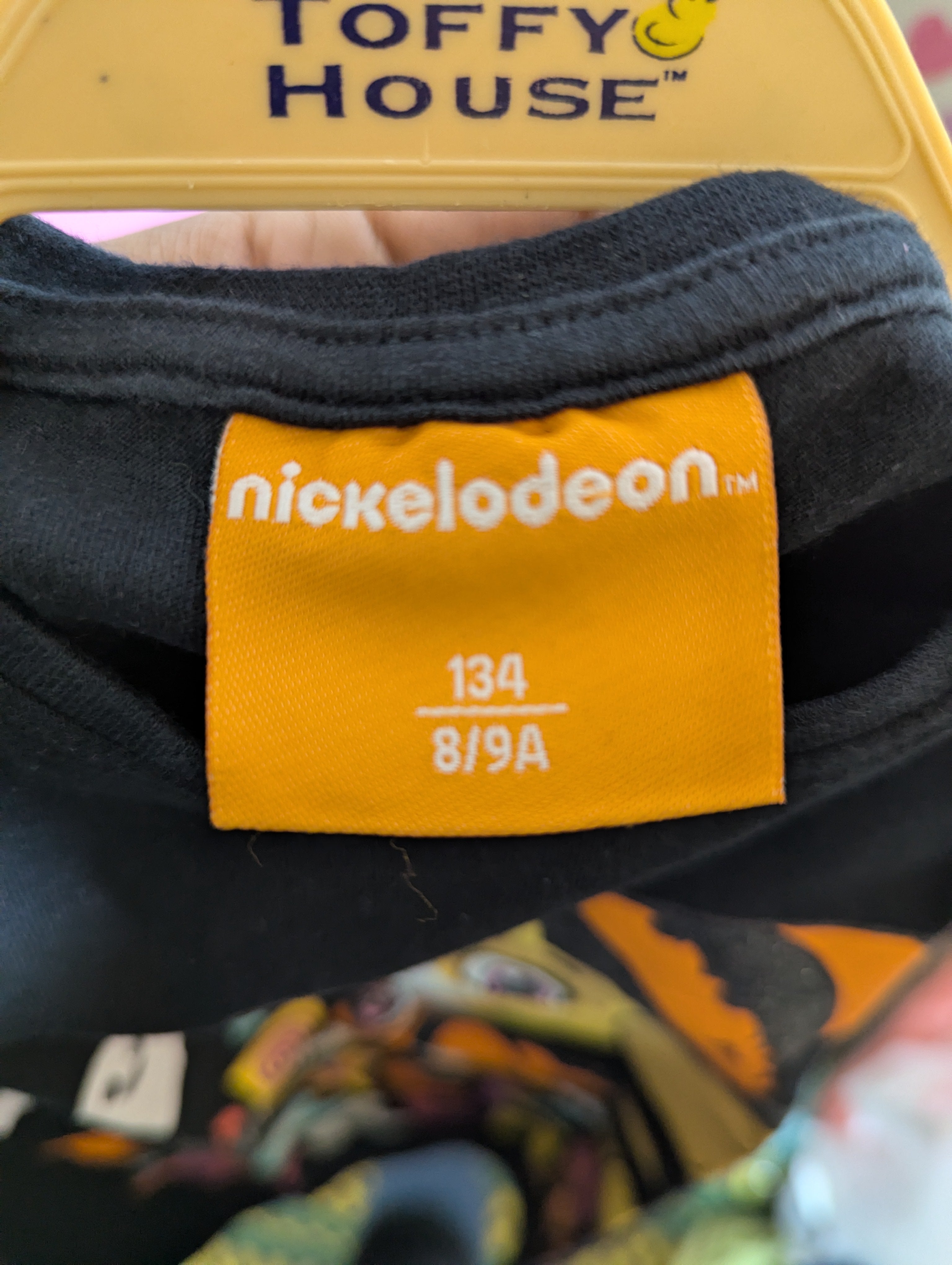 Nickelodeon Girls Black "Paw Patrol Tricks & Treats" Graphic Tee - Size 8-9 Years (Estimated Age 8-9 Years) AB2