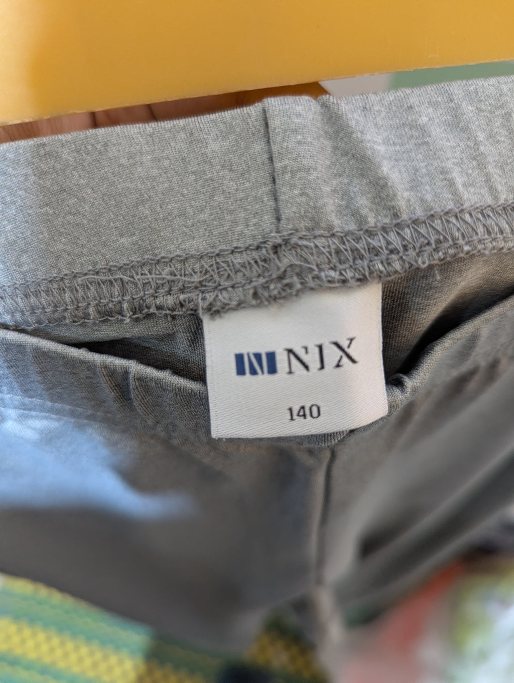 NINJIX Girls Heather Grey "AURAINFINITY" Leggings - Size 140 Estimated Age 9-10 Years AB2