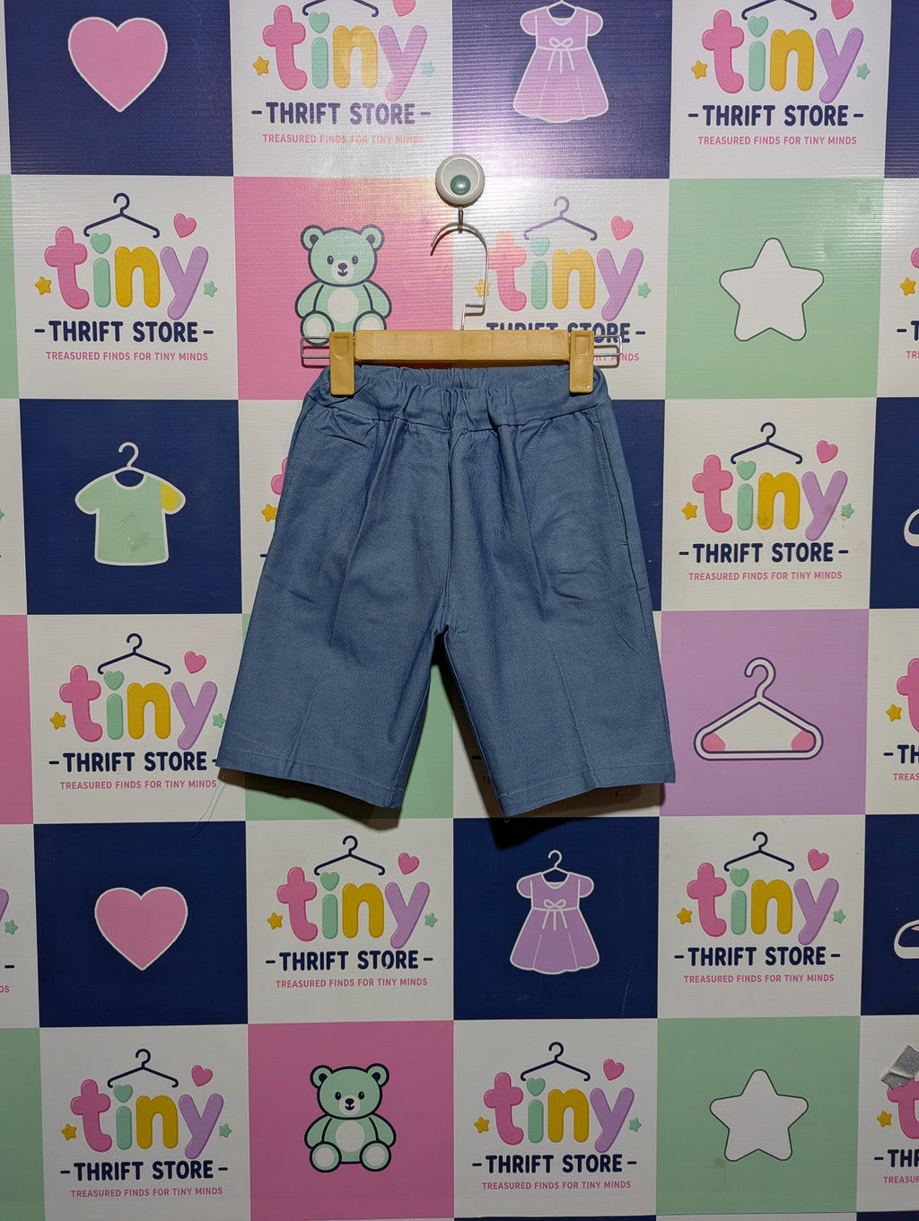 Shisky Boys Classic Light Blue Denim Casual Shorts - Size 140 (Estimated Age 9-10 Years) AB2