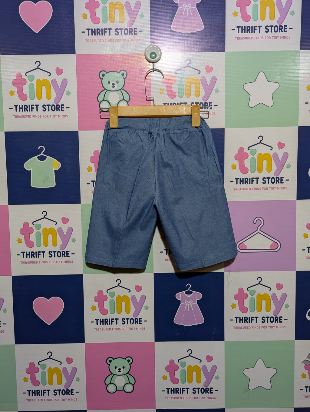 Shisky Boys Classic Light Blue Denim Casual Shorts - Size 140 (Estimated Age 9-10 Years) AB2