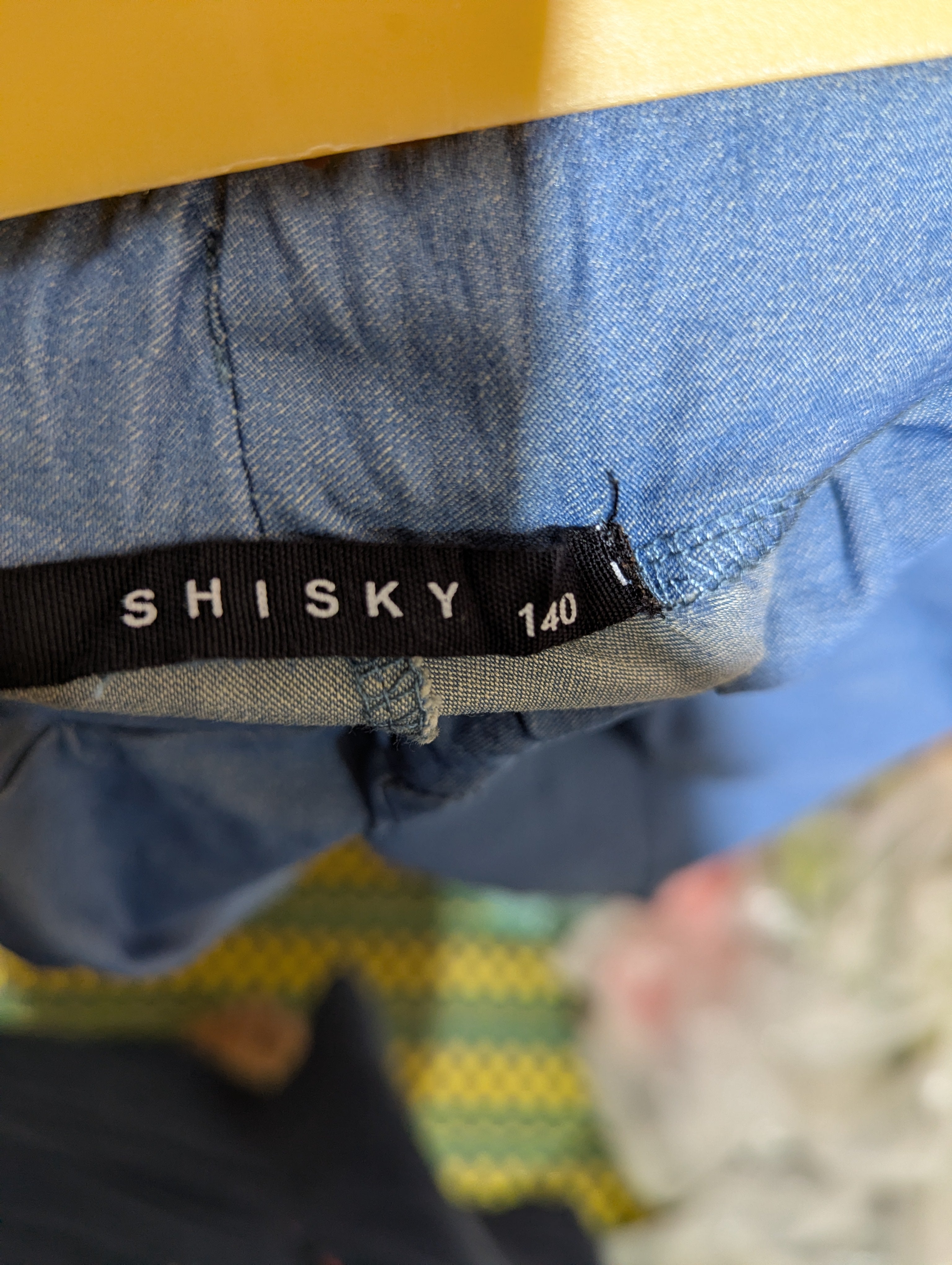 Shisky Boys Classic Light Blue Denim Casual Shorts - Size 140 (Estimated Age 9-10 Years) AB2