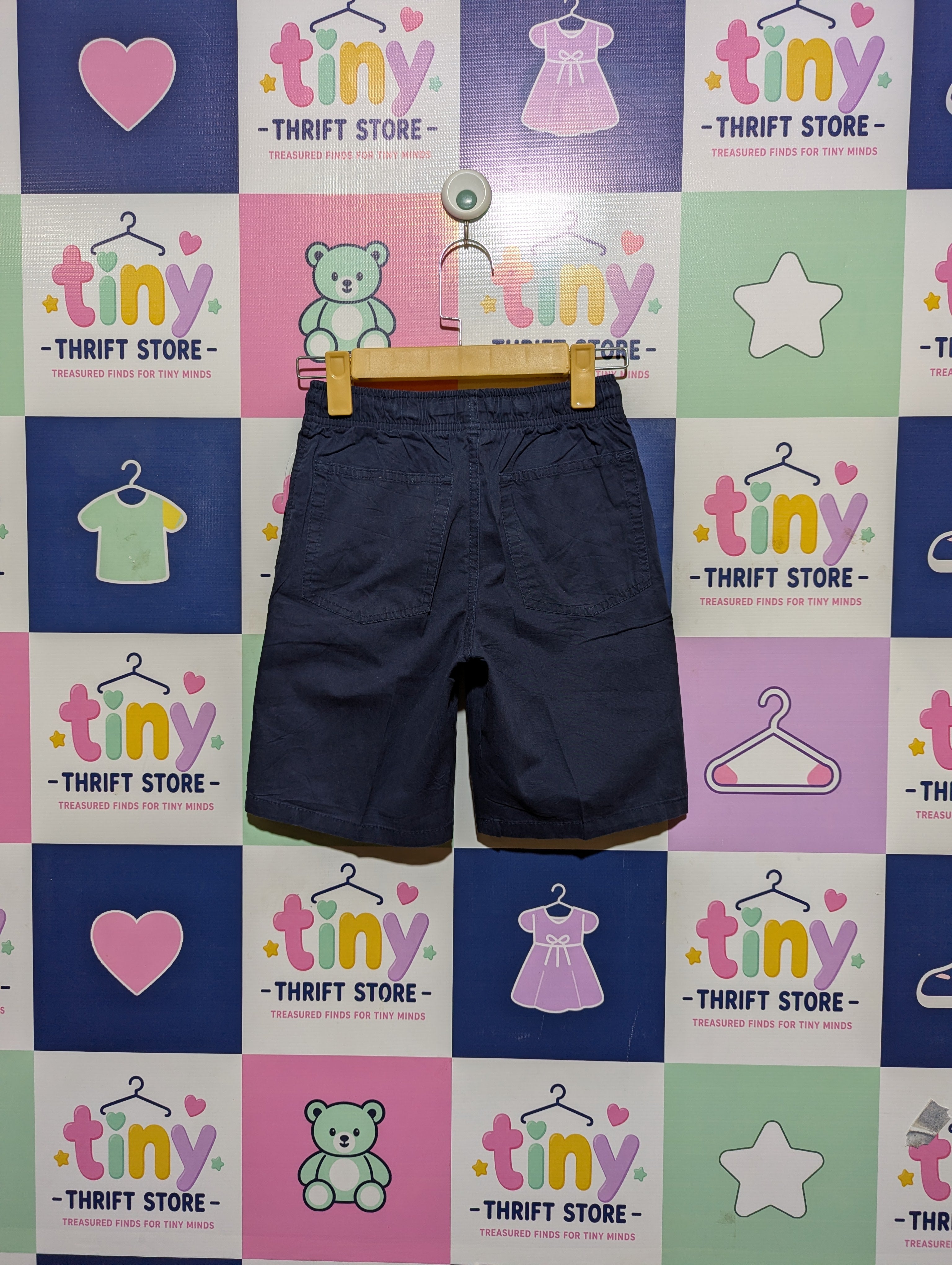 Cat & Jack Boys Navy Blue Casual Shorts - Size M (Estimated Age 8-10 Years) AB2