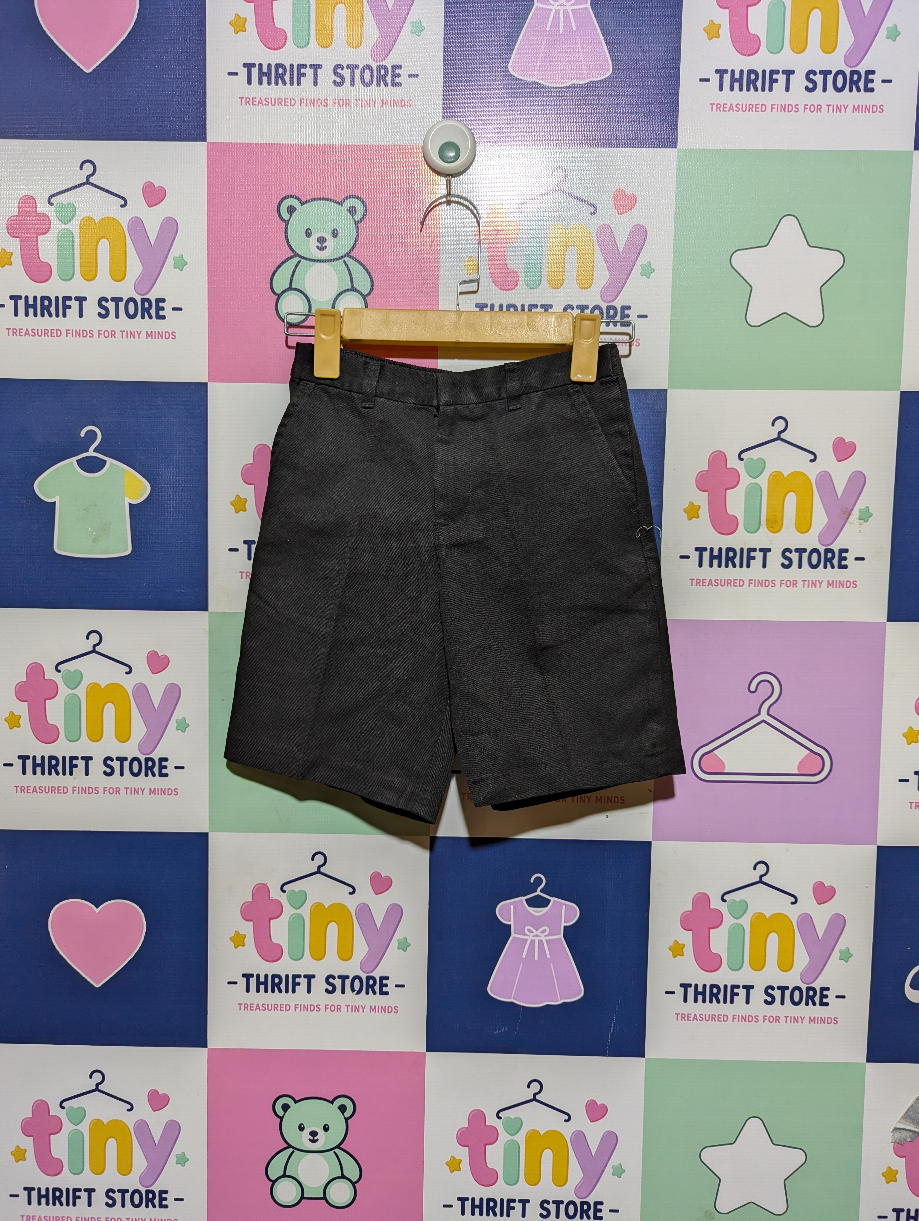 George Boys School Uniform Black Shorts - Size 8-9 Years AB2