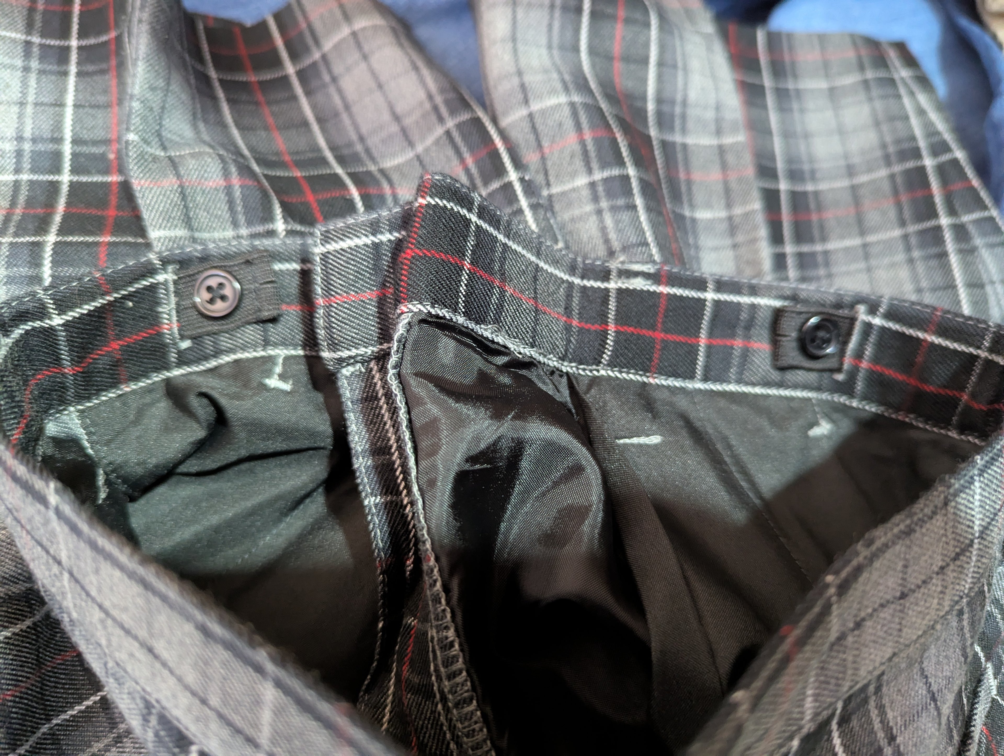 Comme Ça ISM Boys Grey Plaid Tailored Shorts - Size 130A Estimated Age 8-9 Years AB2