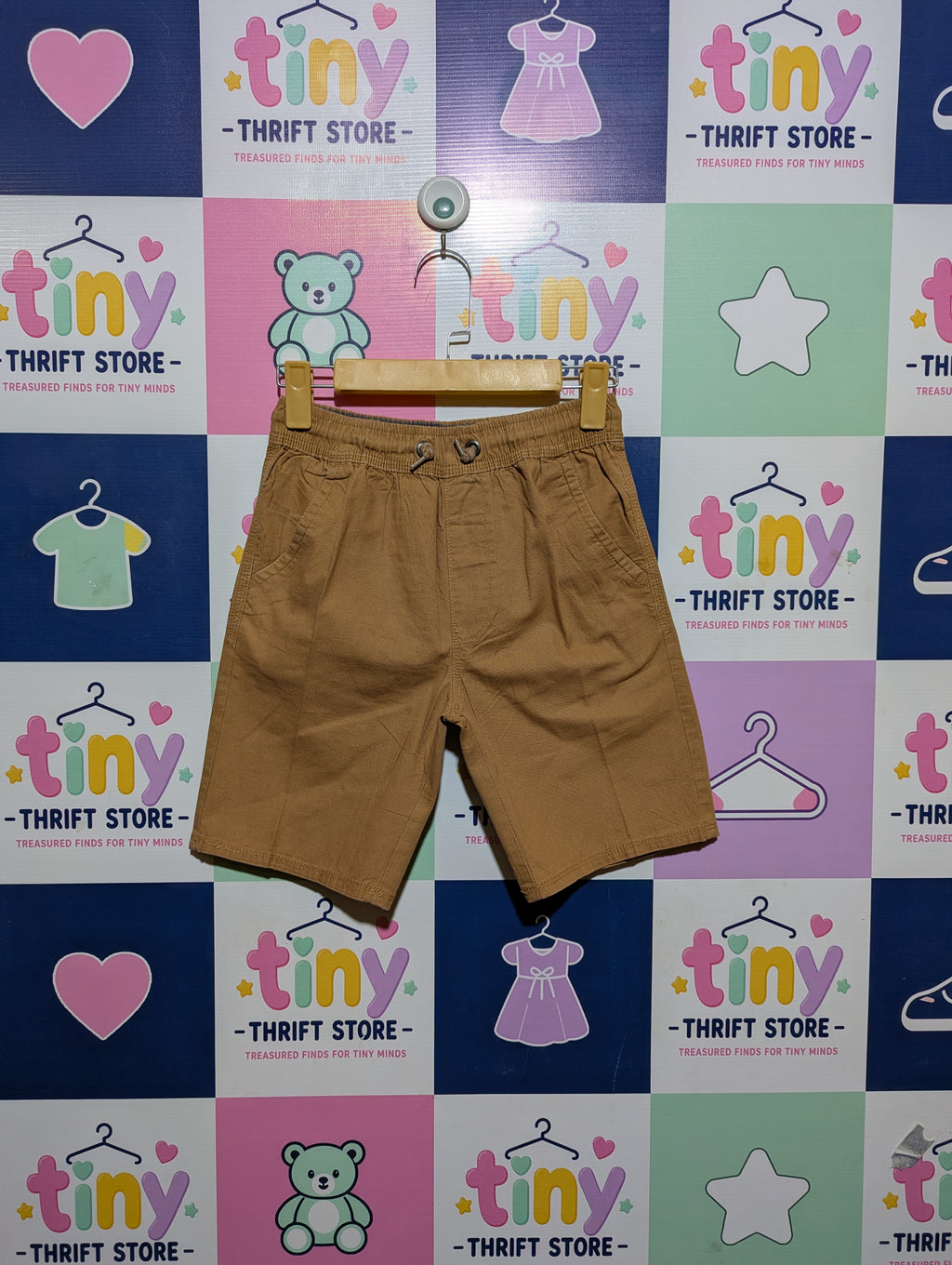 Red River Outfitters Boys Khaki Casual Summer Shorts - Size 10 Estimated Age 9-10 Years AB2
