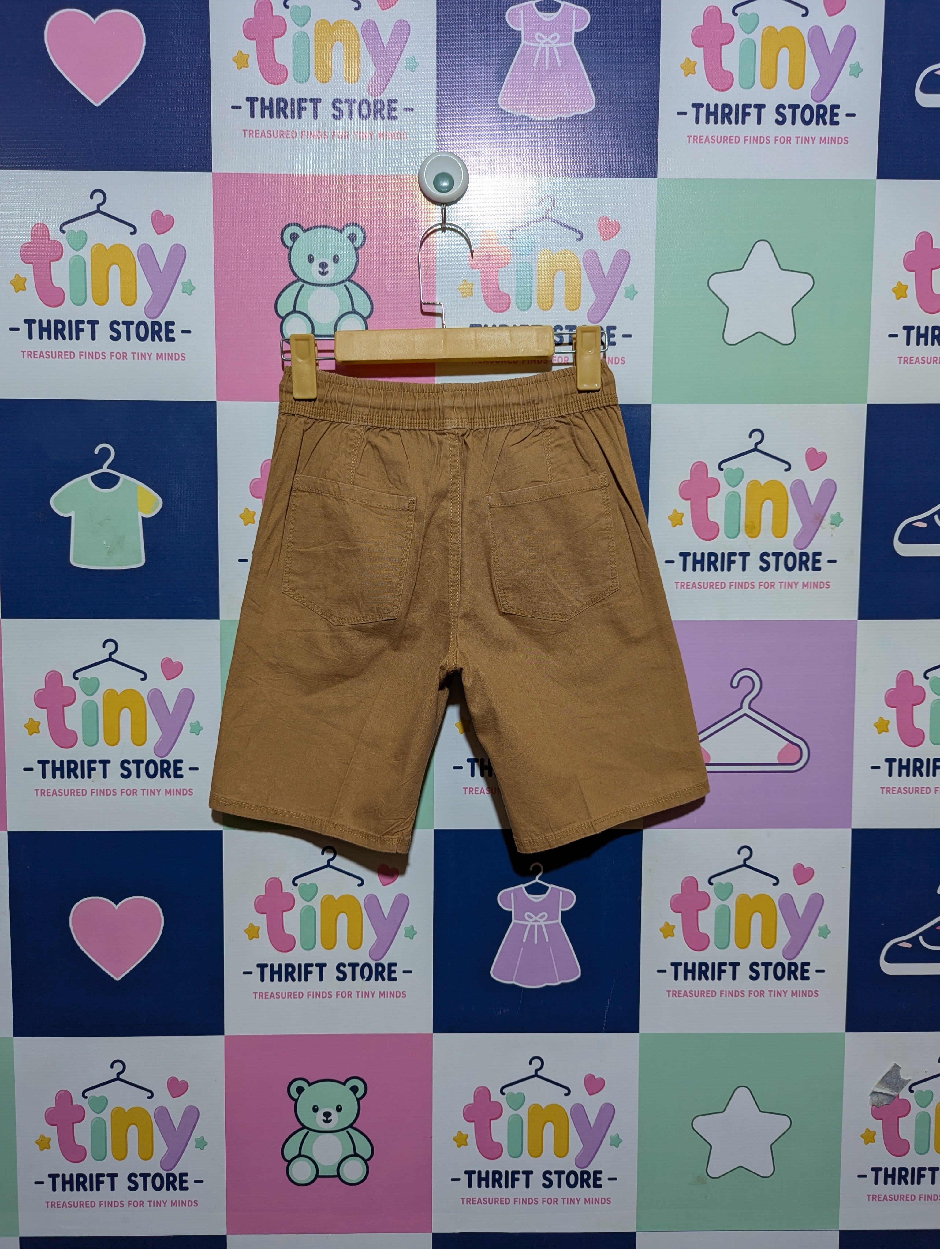 Red River Outfitters Boys Khaki Casual Summer Shorts - Size 10 Estimated Age 9-10 Years AB2