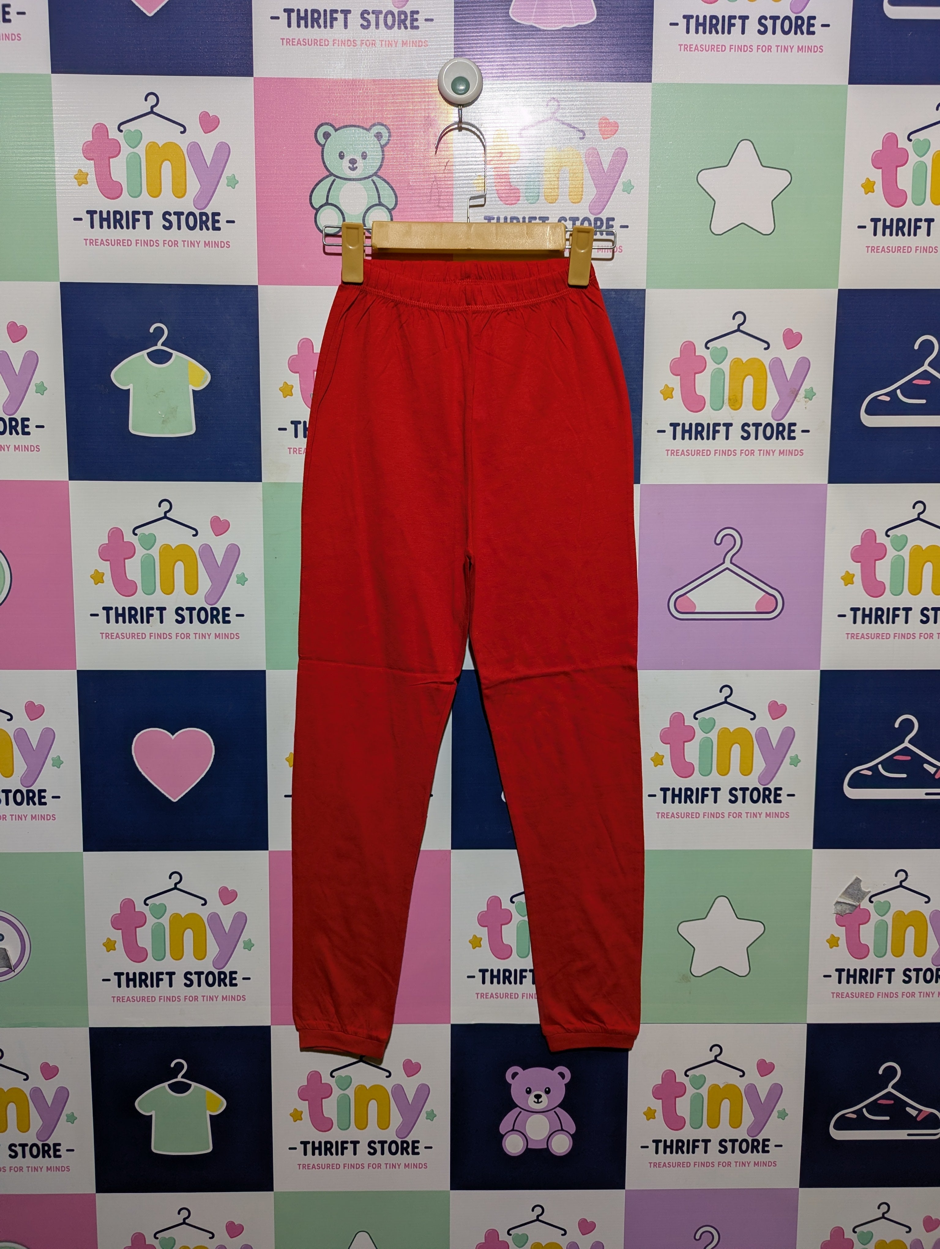 George Kids Boys/Girls Vibrant Red Casual Joggers - Size 9-10 Estimated Age 9-10 Years AB2