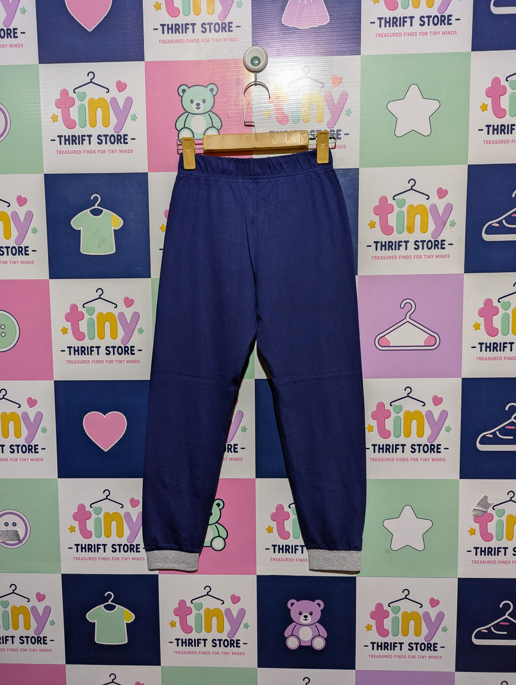 M&S Boys Blue Casual Joggers - Size 9-10 Estimated Age 9-10 Years AB2