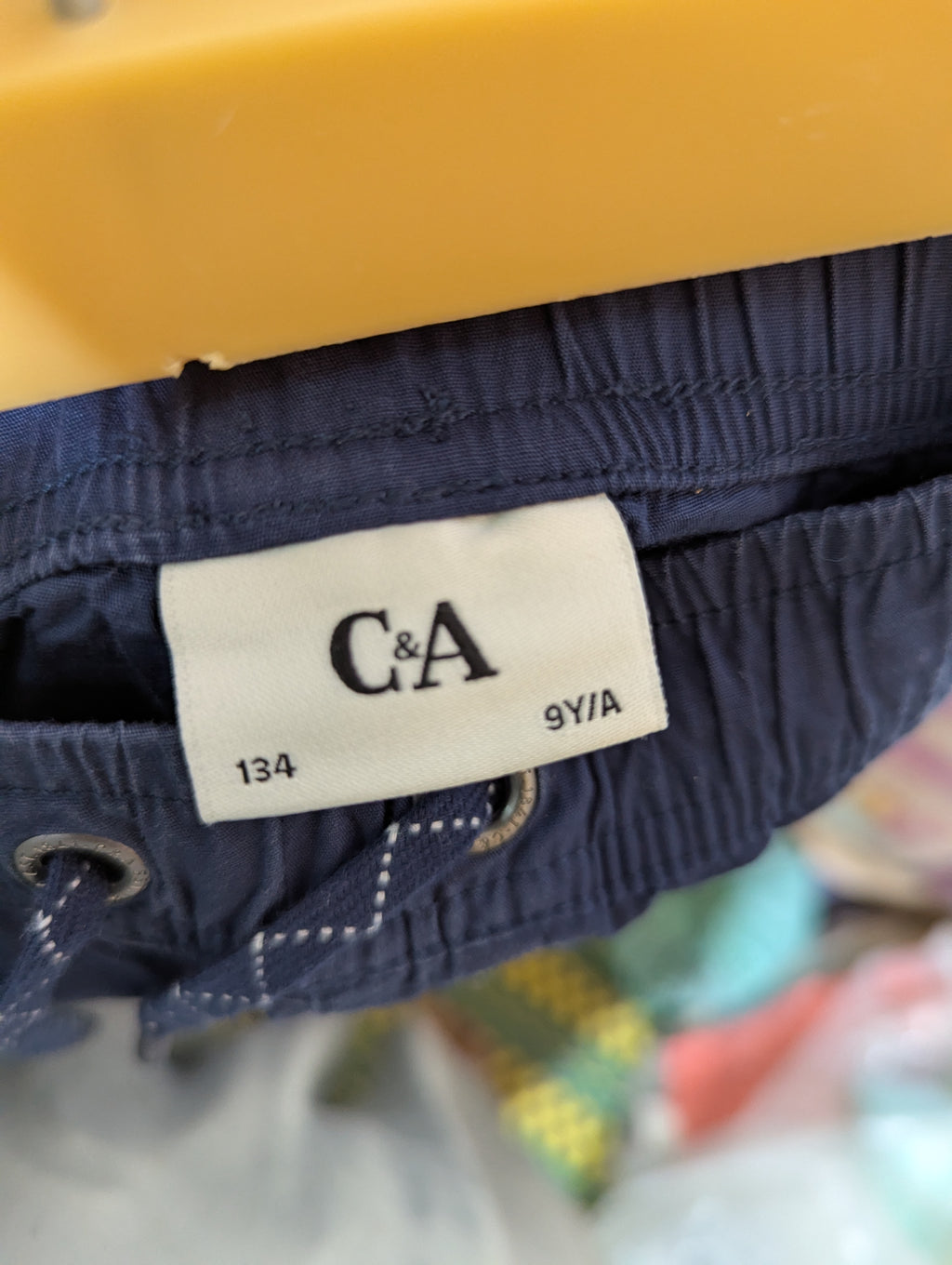 C&A Boys Navy Blue Cargo Joggers - Size 9Y Estimated Age 9 Years AB2