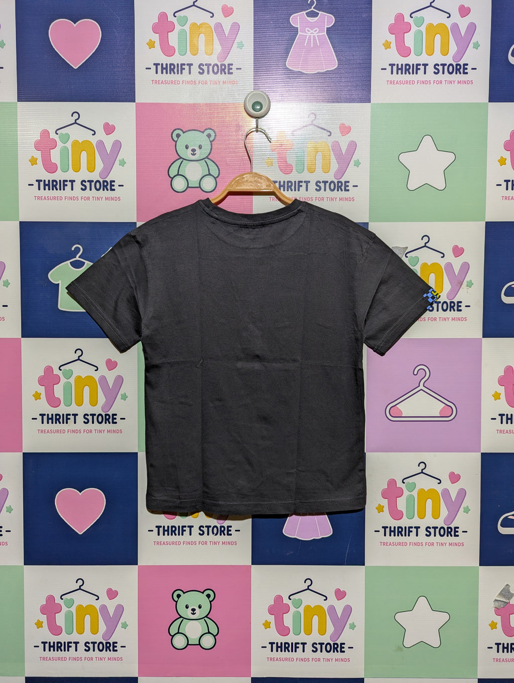 Tu Boys Charcoal Grey "All Good" Graphic T-Shirt - Size Estimated Age 9 Years AB2