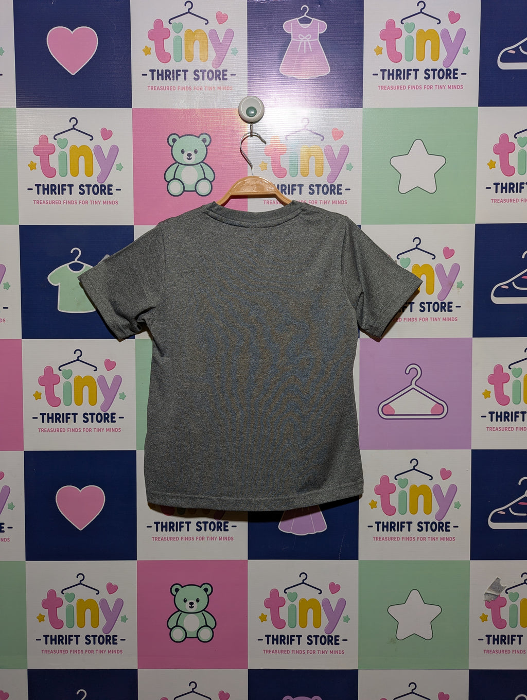 Outdoor Products Boys Grey "Adventure" Graphic T-Shirt - Size Estimated Age 9-10 Years AB2