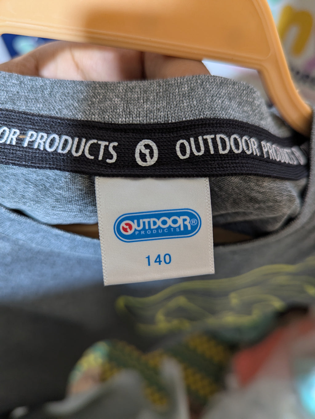 Outdoor Products Boys Grey "Adventure" Graphic T-Shirt - Size Estimated Age 9-10 Years AB2