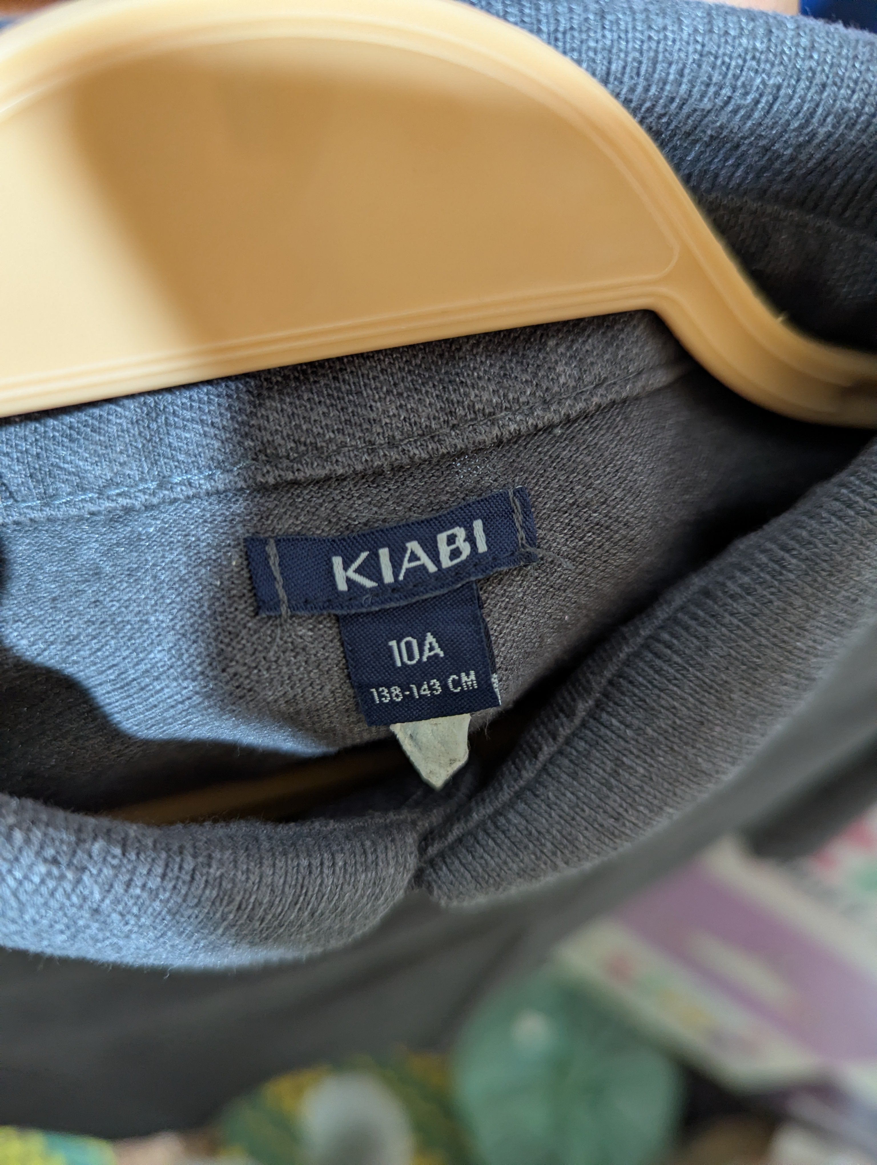 Kiabi Boys Charcoal Grey Short-Sleeve Polo Shirt - Size Estimated Age 10 Years AB2