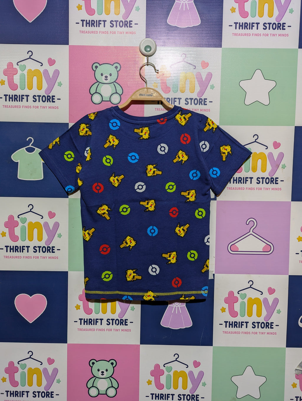 Tu Boys Navy "Gotta Catch 'Em All" Pokemon Graphic Tee - Size Estimated Age 9-10 Years AB2
