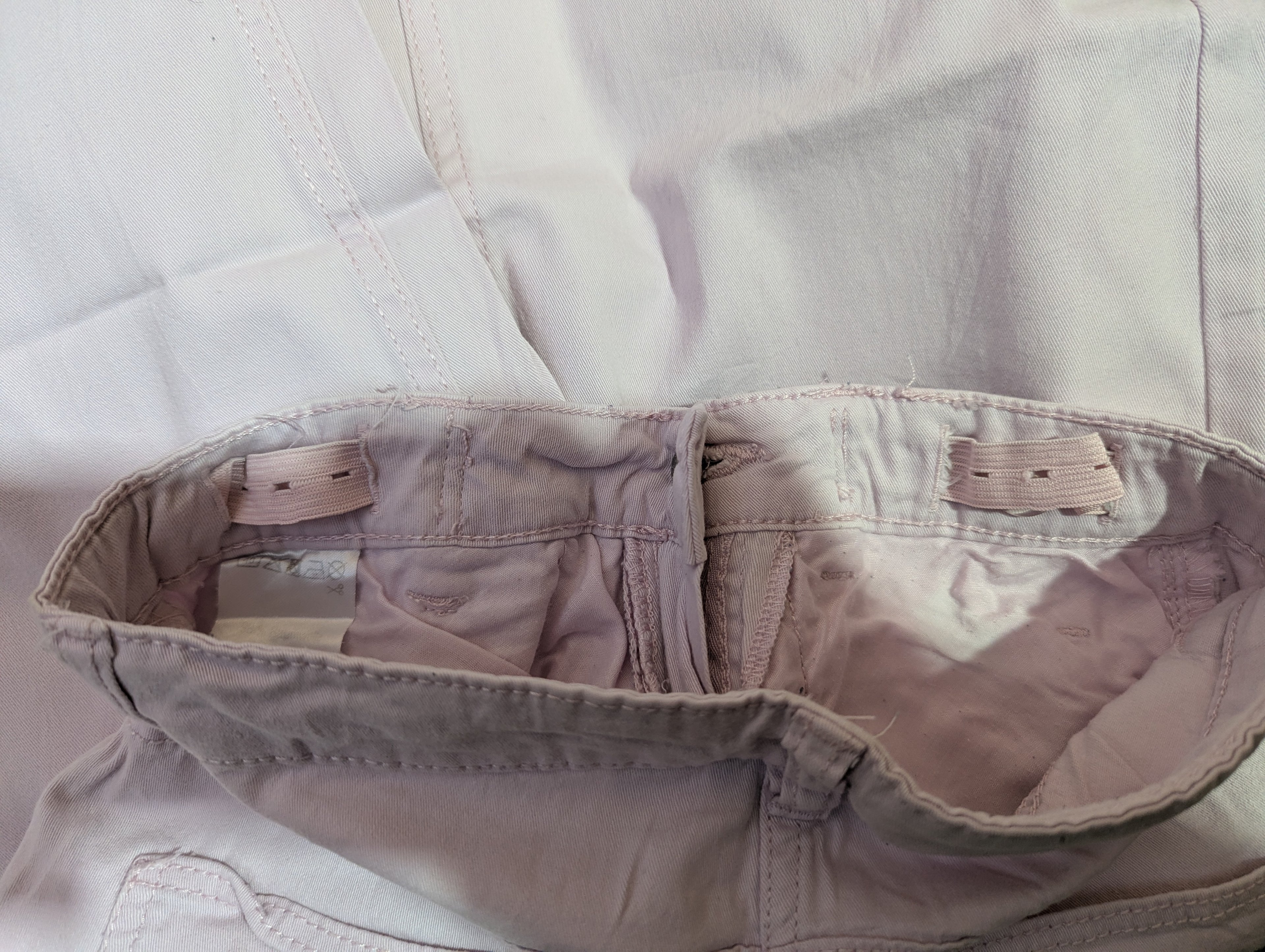 Alive Girls Pastel Lilac Wide-Leg Pants - Size 134 CM Estimated Age 9 Years AB2