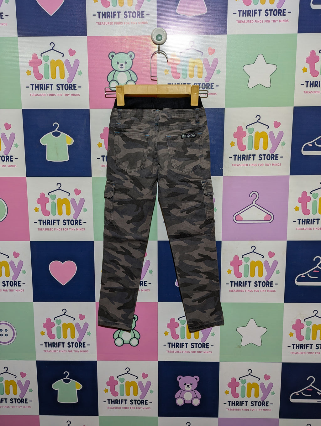 Real Standard Boys Camouflage Cargo Pants - Size 120 (Estimated Age 6-7 Years) AB2