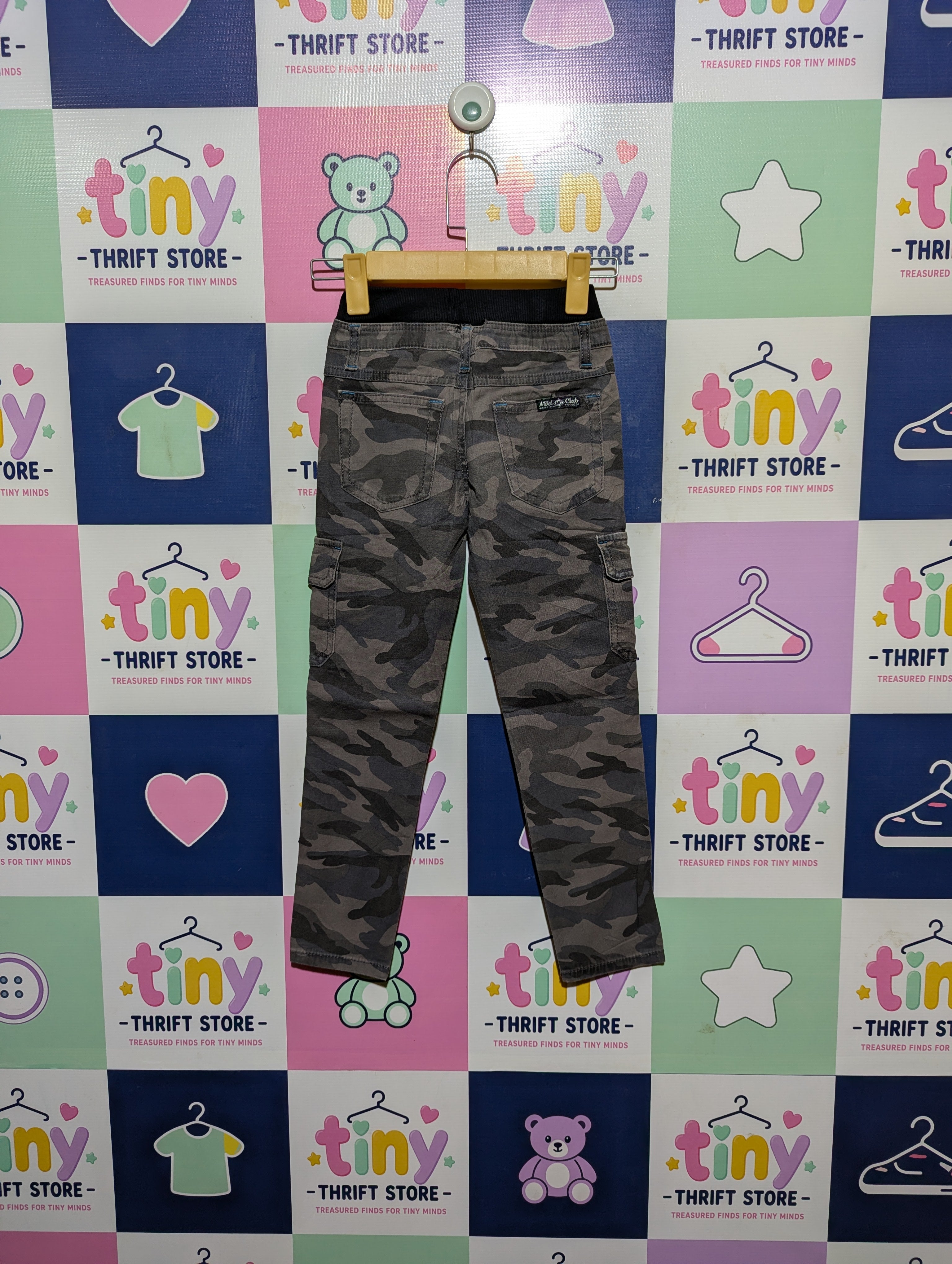 Real Standard Boys Camouflage Cargo Pants - Size 120 (Estimated Age 6-7 Years) AB2