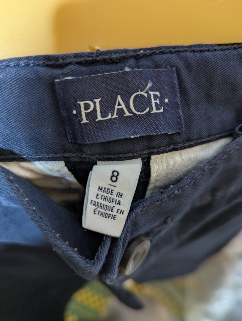 The Children's Place Boys Navy Blue Classic Chino Pants - Size 8 (Estimated Age 8 Years) AB2