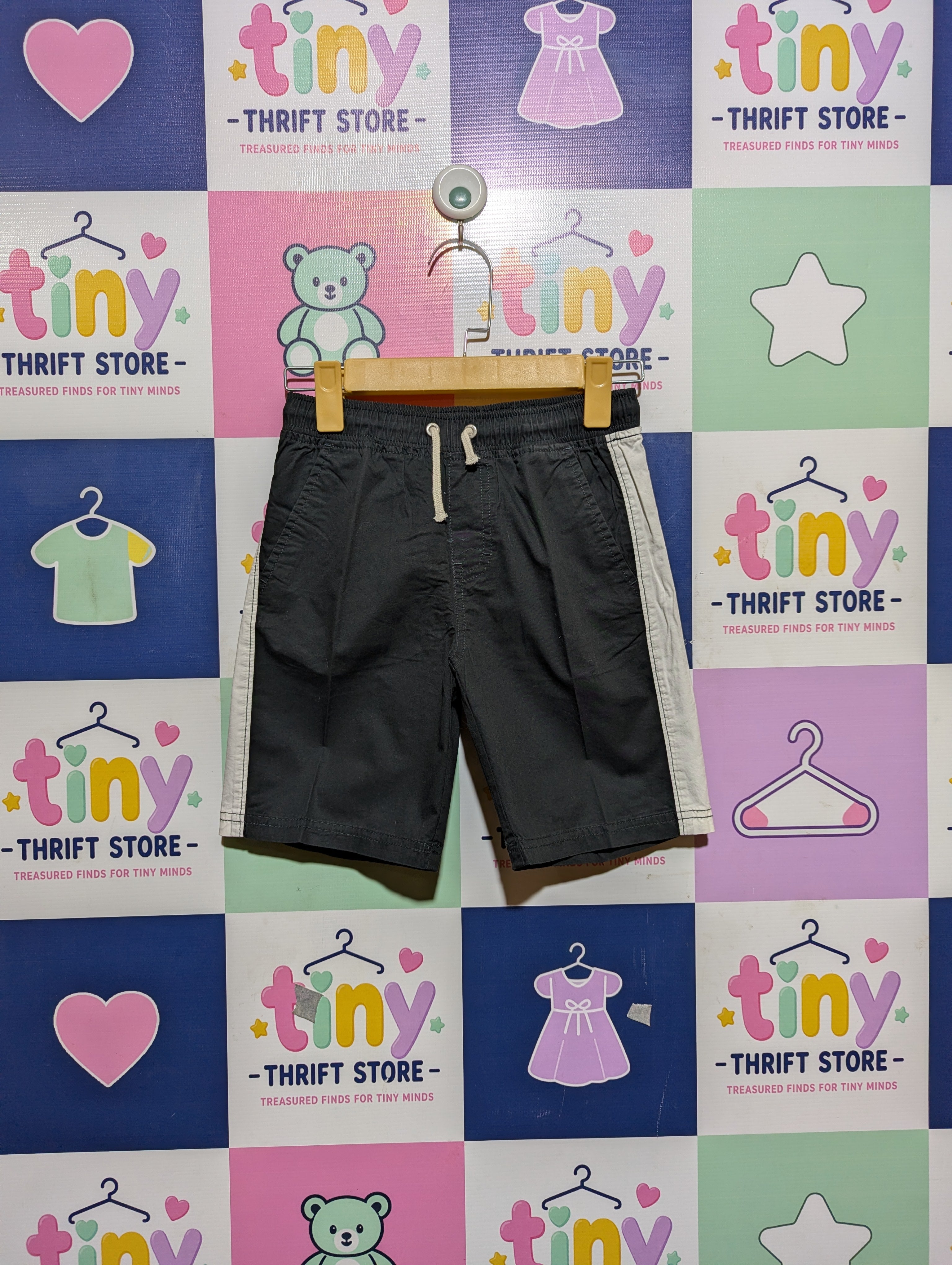 Primigi Boys Casual Charcoal Shorts - Size 130 CM (Estimated Age 8 Years) AB2