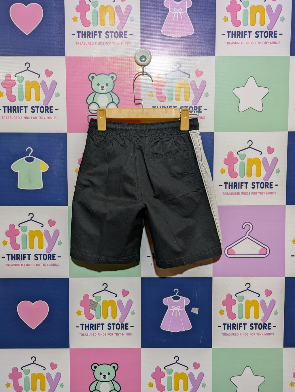 Primigi Boys Casual Charcoal Shorts - Size 130 CM (Estimated Age 8 Years) AB2