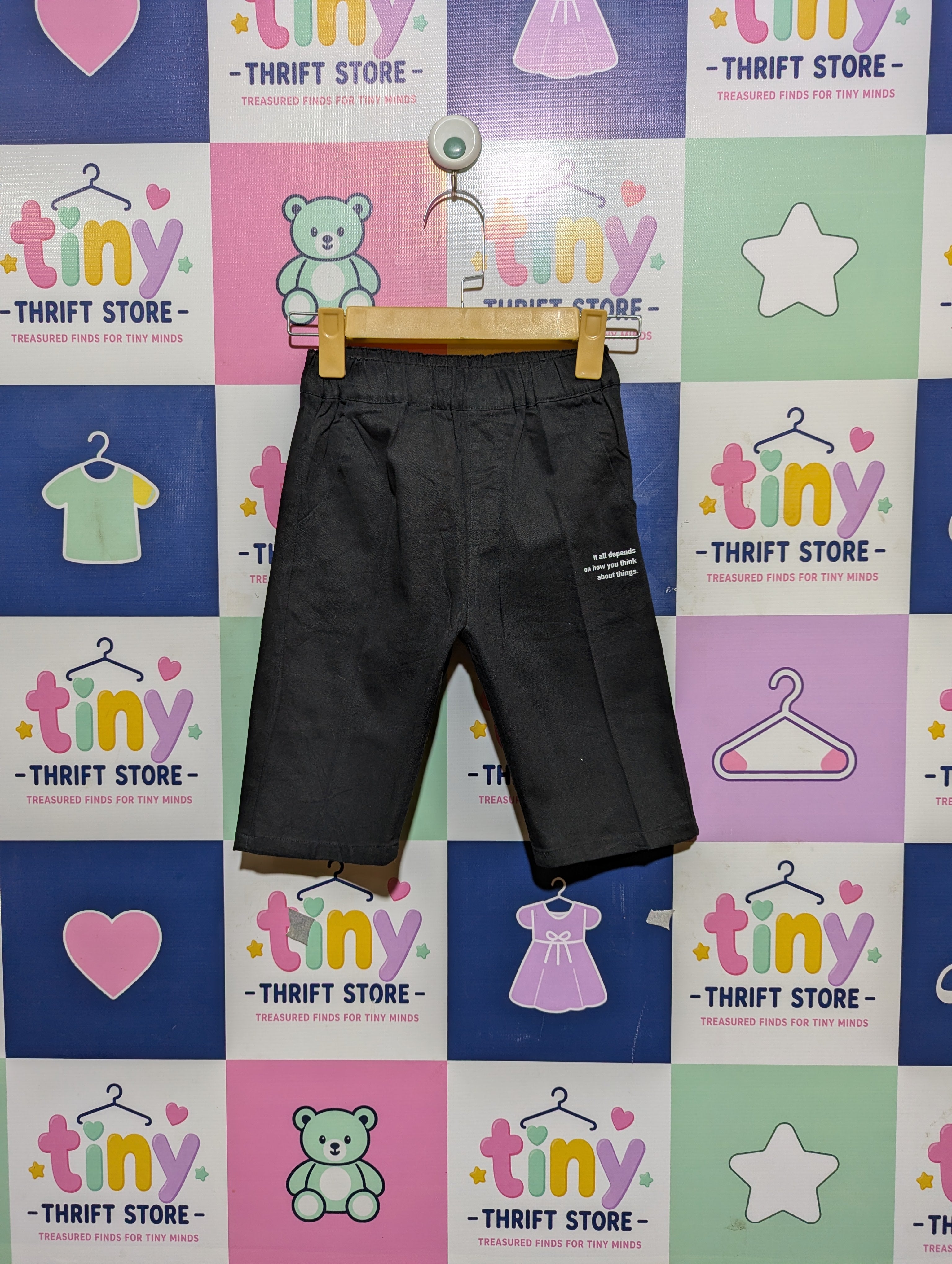 Boys Charcoal Casual Shorts - Size 130 CM (Estimated Age 8 Years) AB2