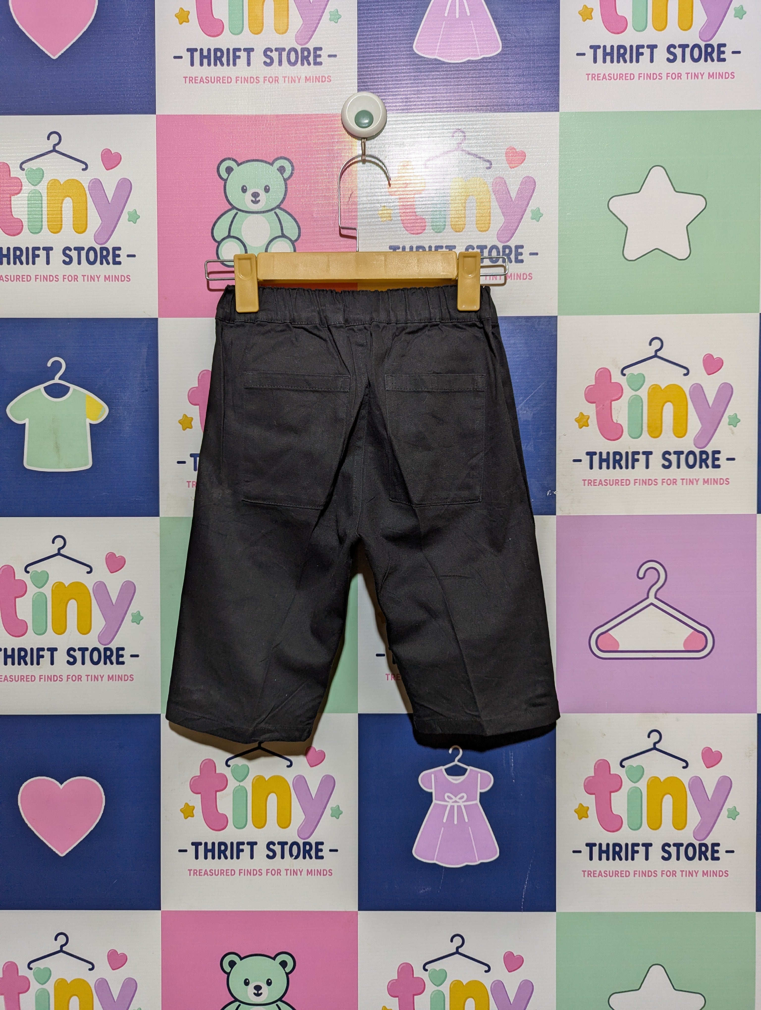 Boys Charcoal Casual Shorts - Size 130 CM (Estimated Age 8 Years) AB2