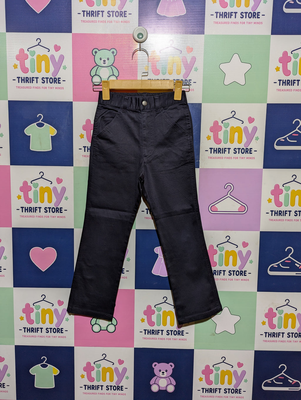 McGREGOR Boys Navy Blue Classic Casual Pants - Size 120, Estimated Age 6-7 Years AB2