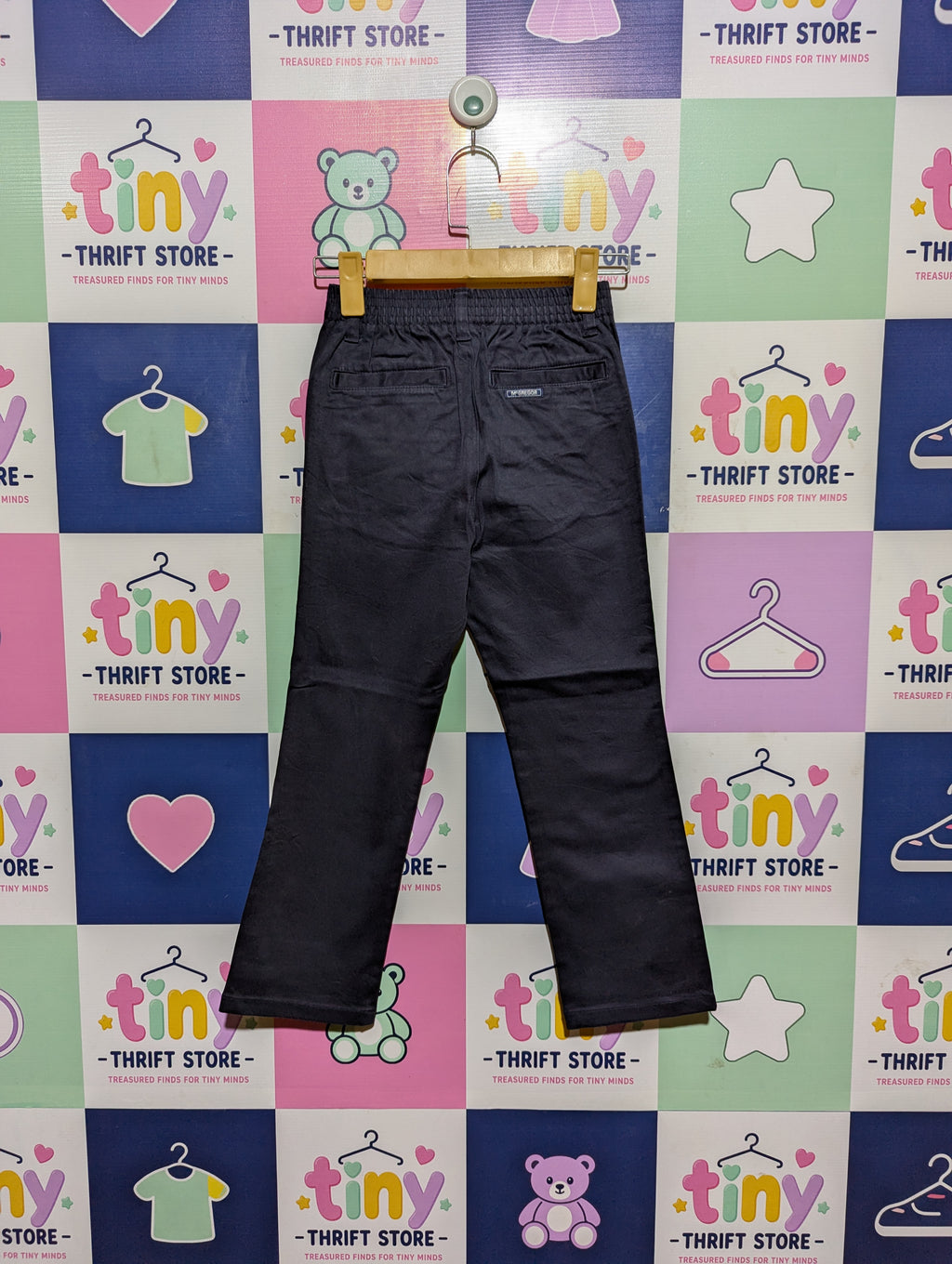 McGREGOR Boys Navy Blue Classic Casual Pants - Size 120, Estimated Age 6-7 Years AB2