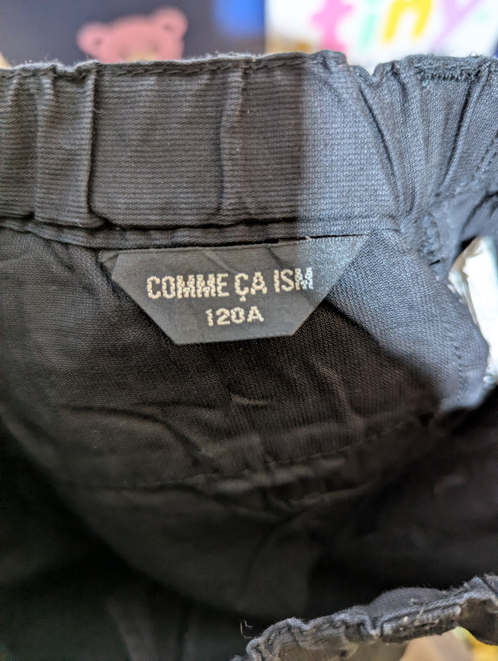 COMME ÇA ISM Boys Charcoal Grey Cargo Shorts - Size 120A, Estimated Age 6-7 Years AB2