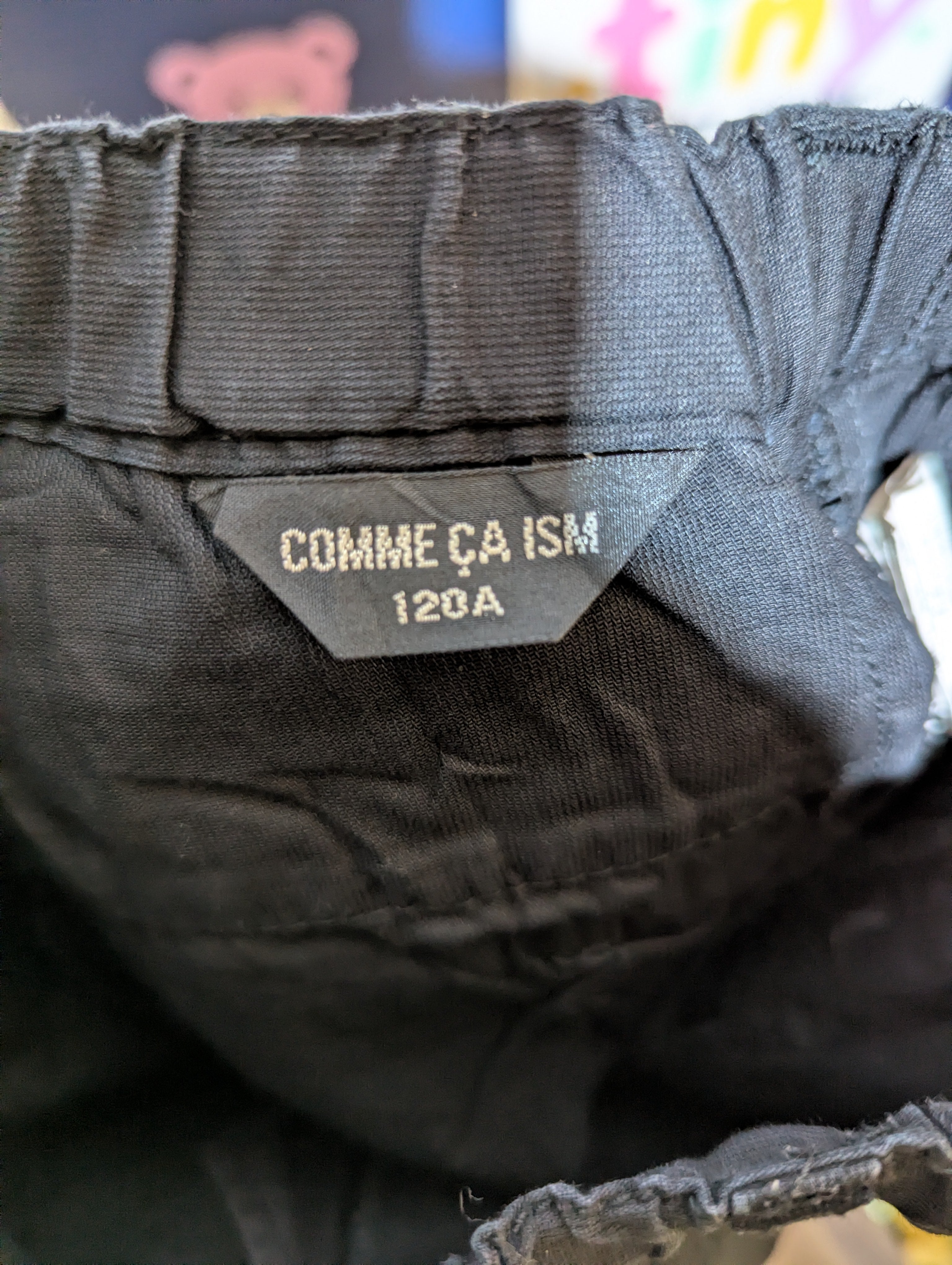 COMME ÇA ISM Boys Charcoal Grey Cargo Shorts - Size 120A, Estimated Age 6-7 Years AB2