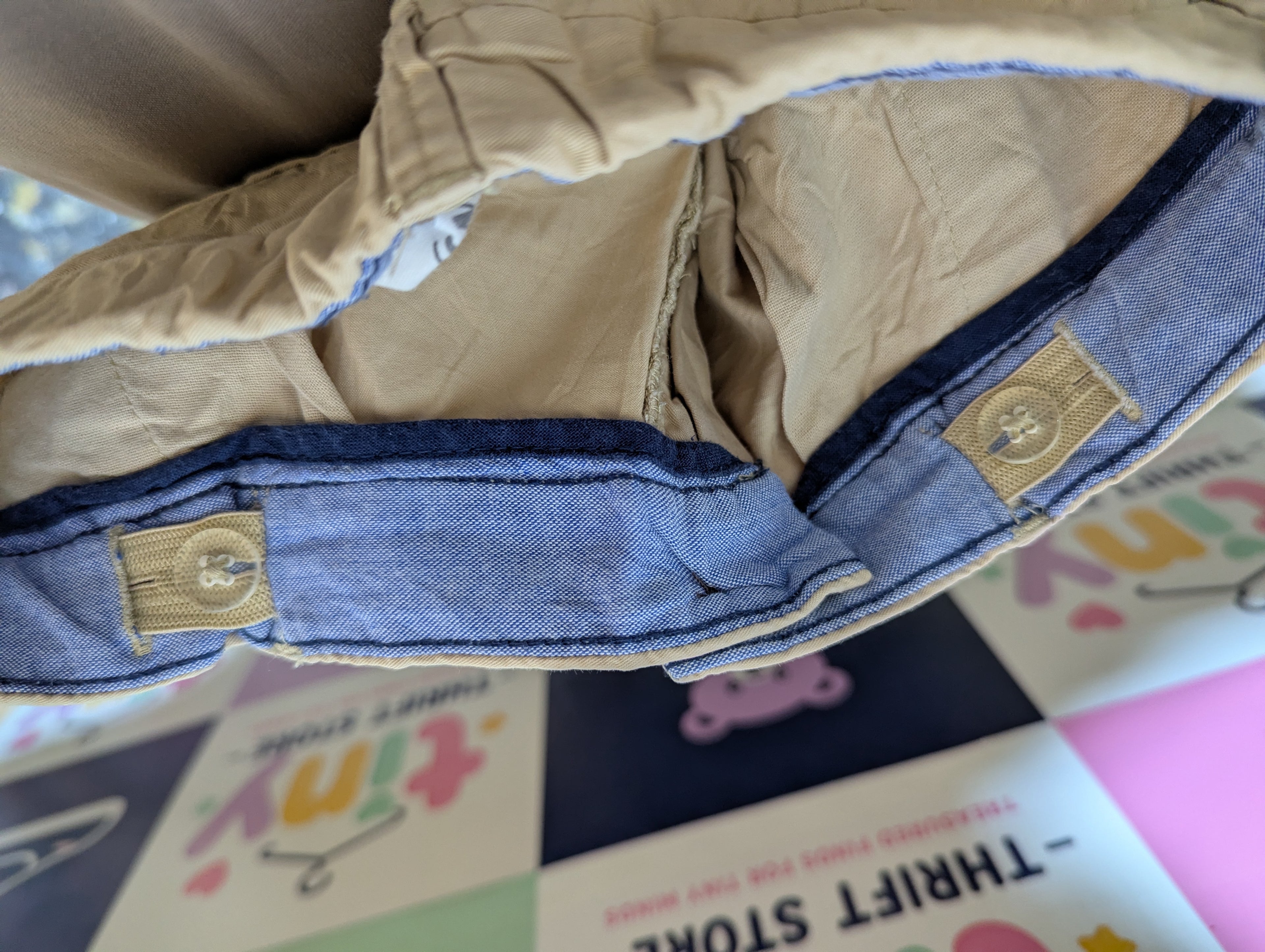 H&M Boys Beige Casual Chino Shorts - Size 6-7 Years, Estimated Age 6-7 Years AB2