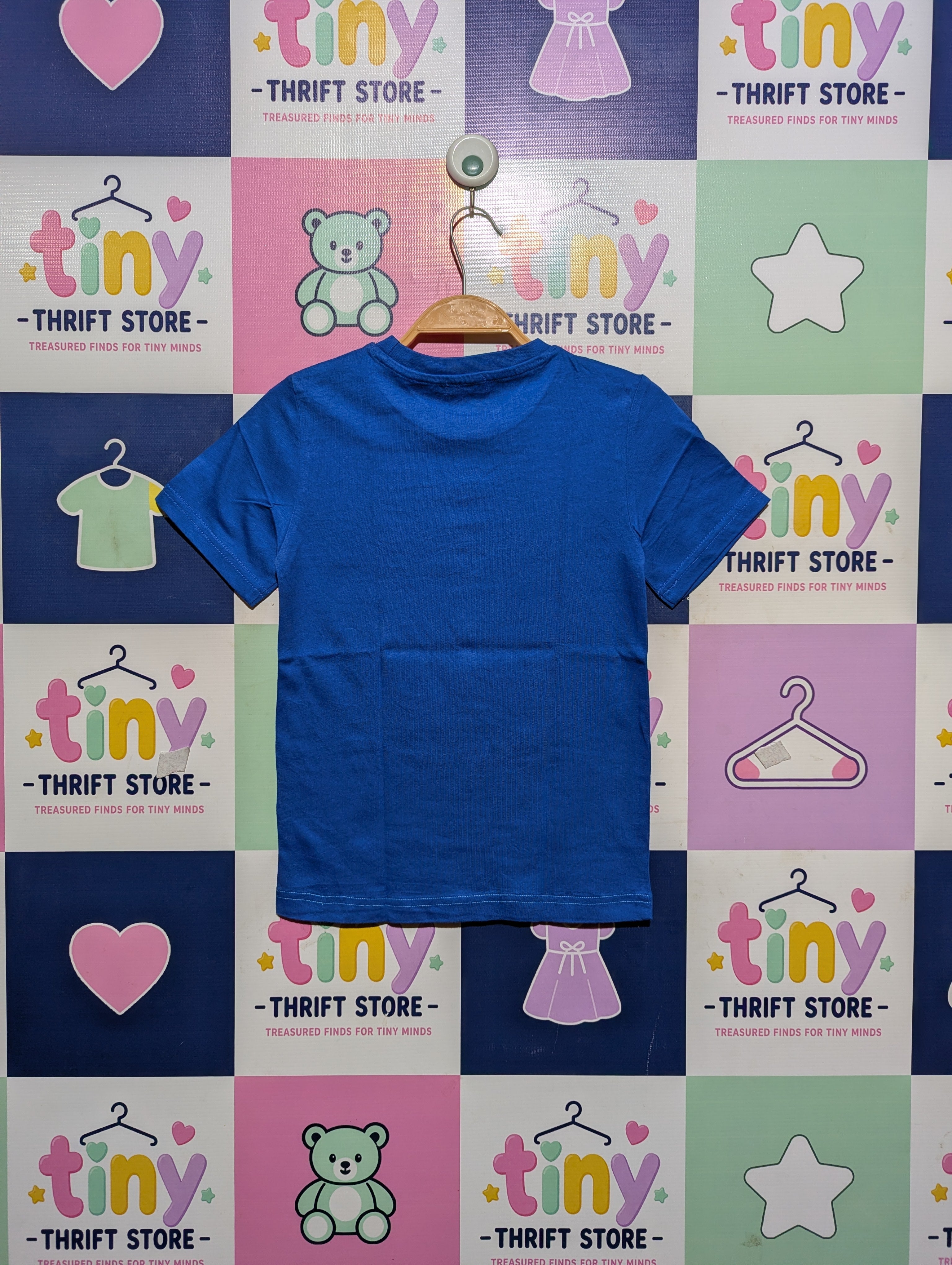 Tissaia Boys Blue "Dinosaur" Graphic T-Shirt - Size 8 Years, Estimated Age 8 Years AB2