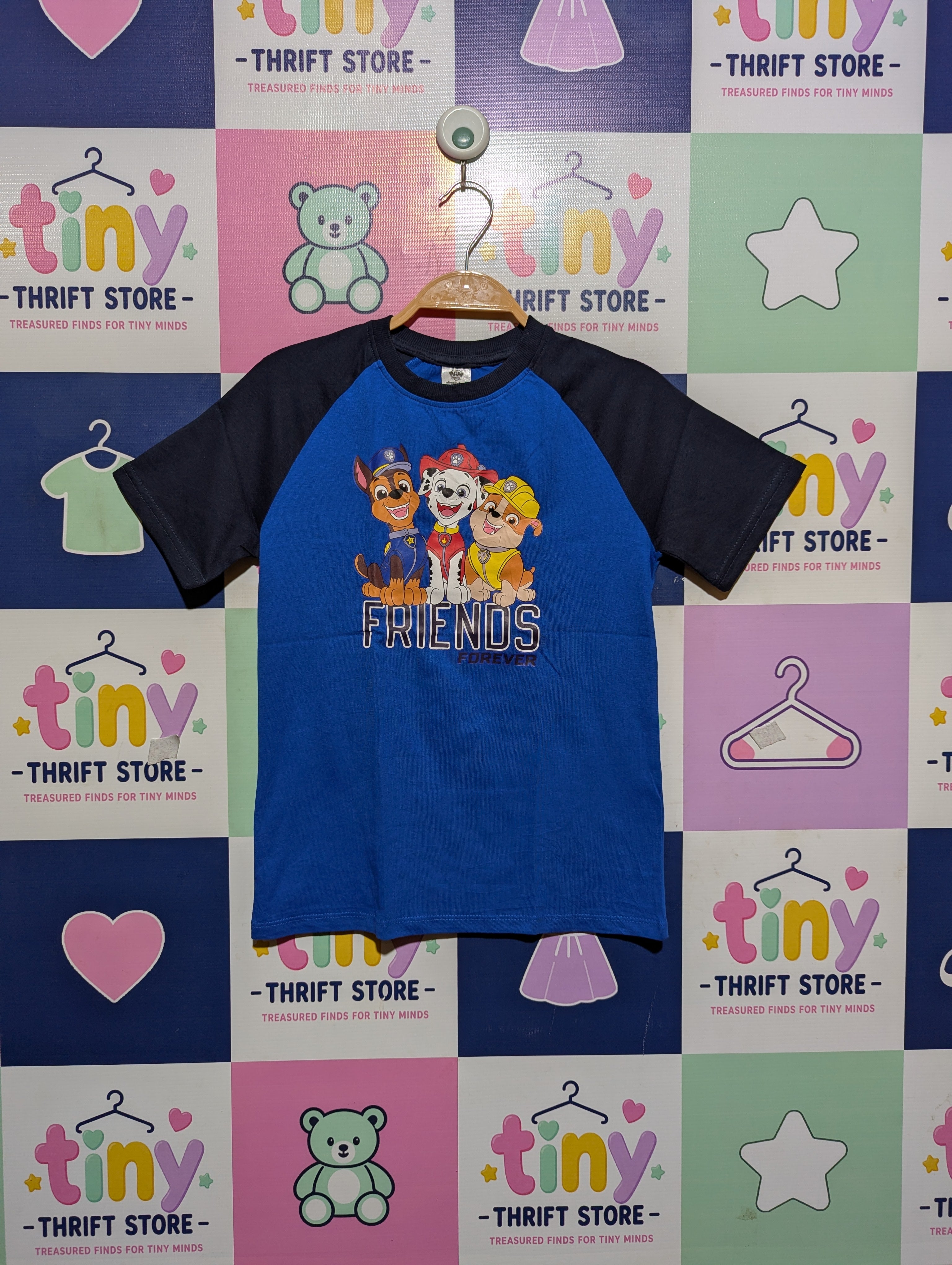 Paw Patrol Boys "Friends Forever" Raglan T-Shirt - Size 7-8 Years, Estimated Age 7-8 Years AB2