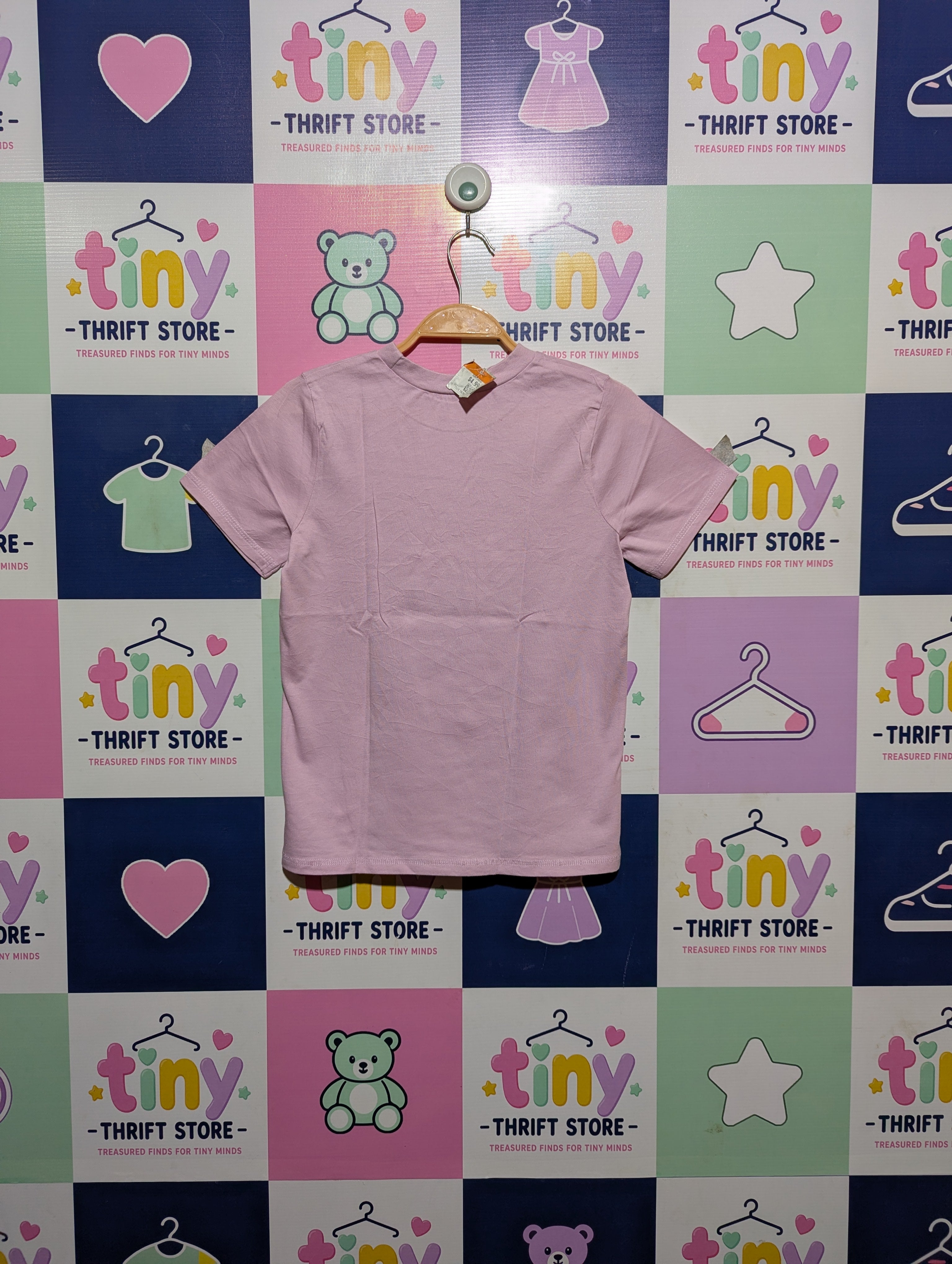 George Boys Light Purple "Totally Rexcellent Vibes" Graphic Tee - Size 7-8 Years Estimated Age 7-8 Years AB2