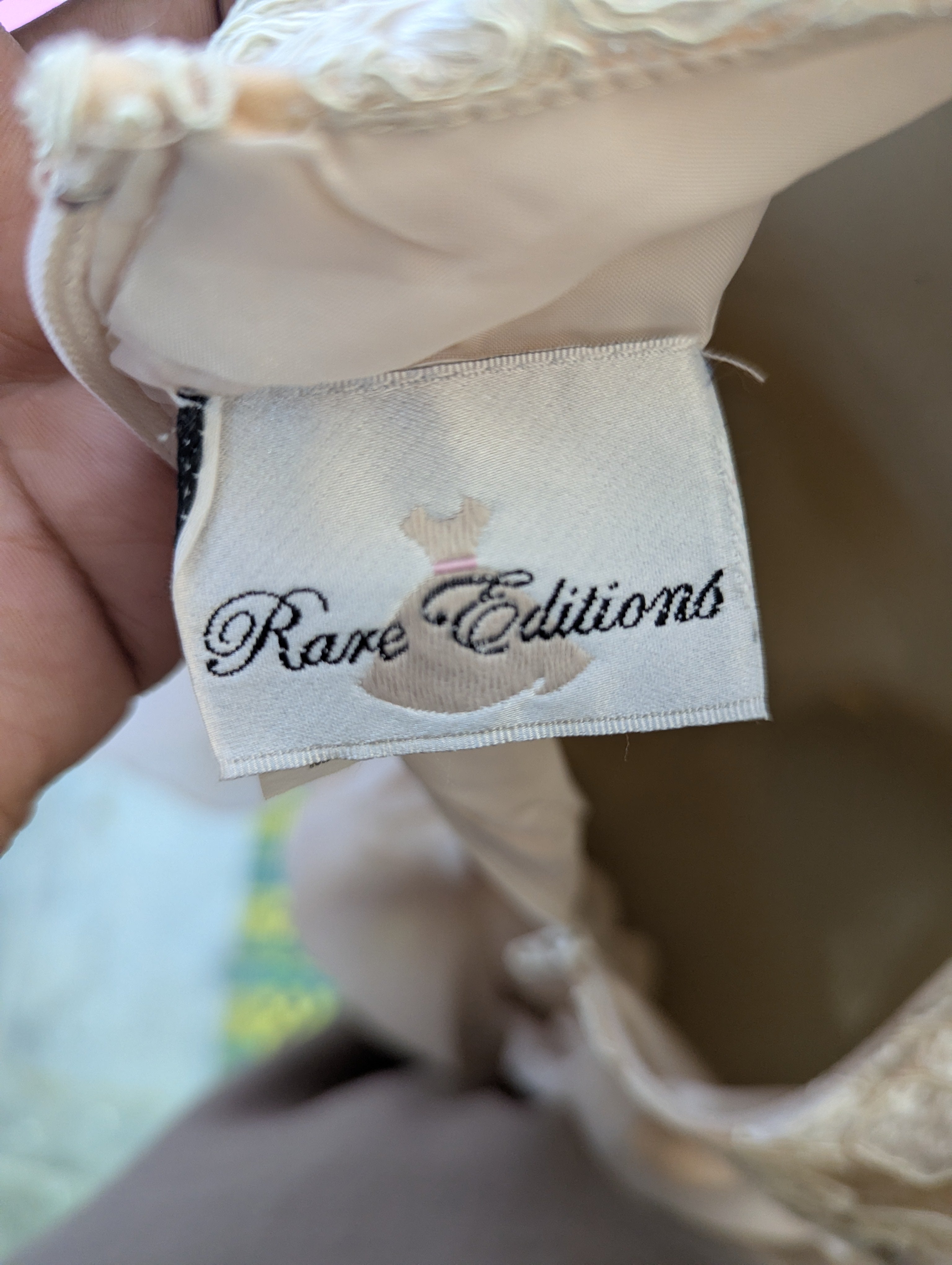 Rare Editions Girls Elegant Champagne Floral Occasion Dress - Size 5 Estimated Age 5 Years AB2
