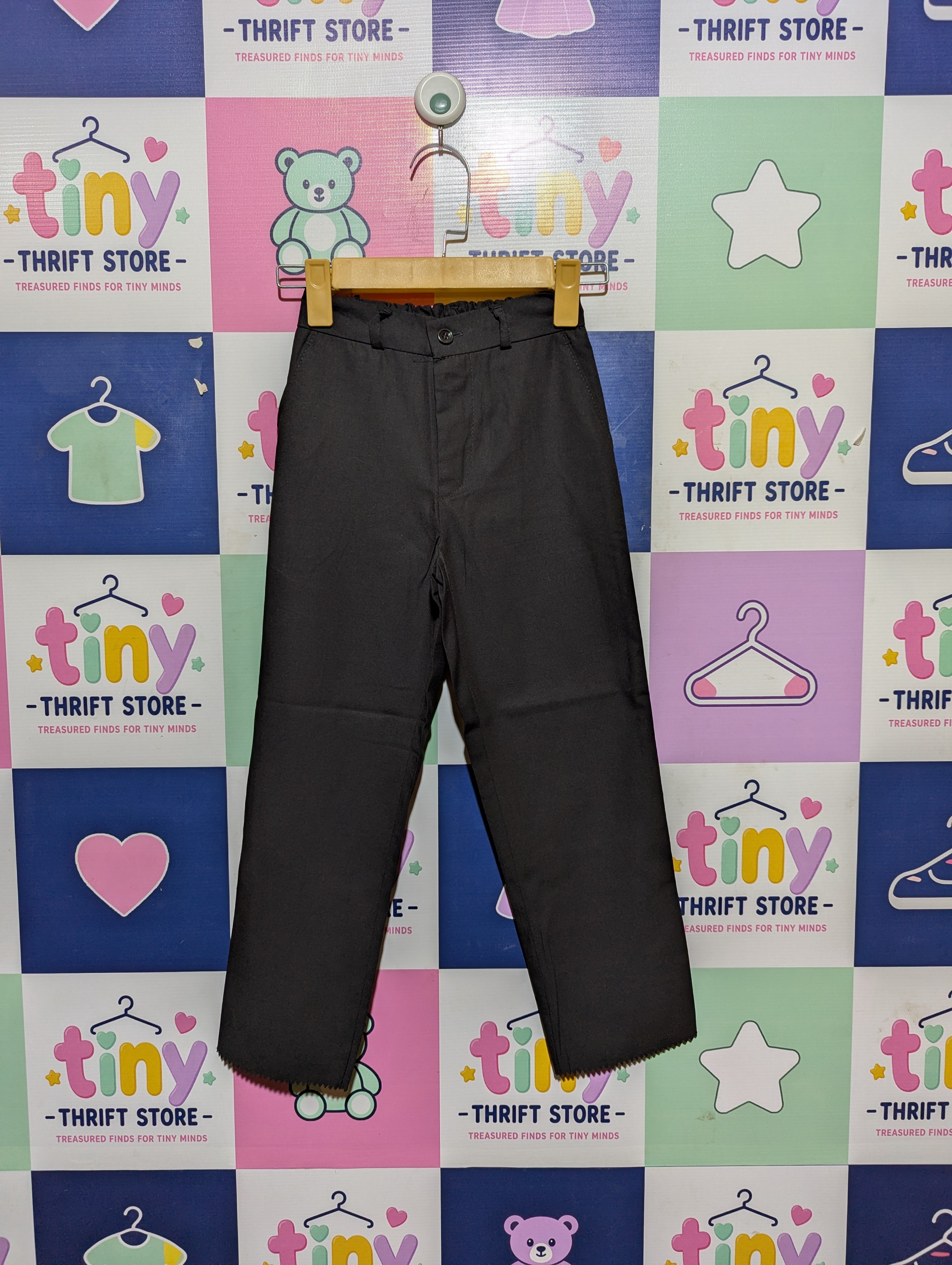 VALDO Girls Classic Black Formal Trousers - Size 5 Estimated Age 5 Years AB2
